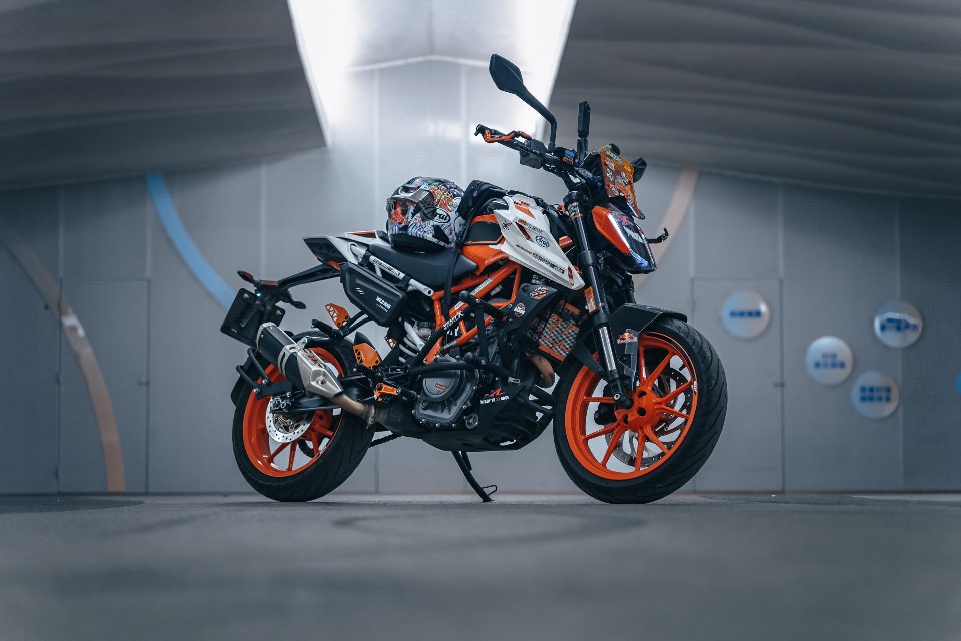 ktm390duke改装案例图片