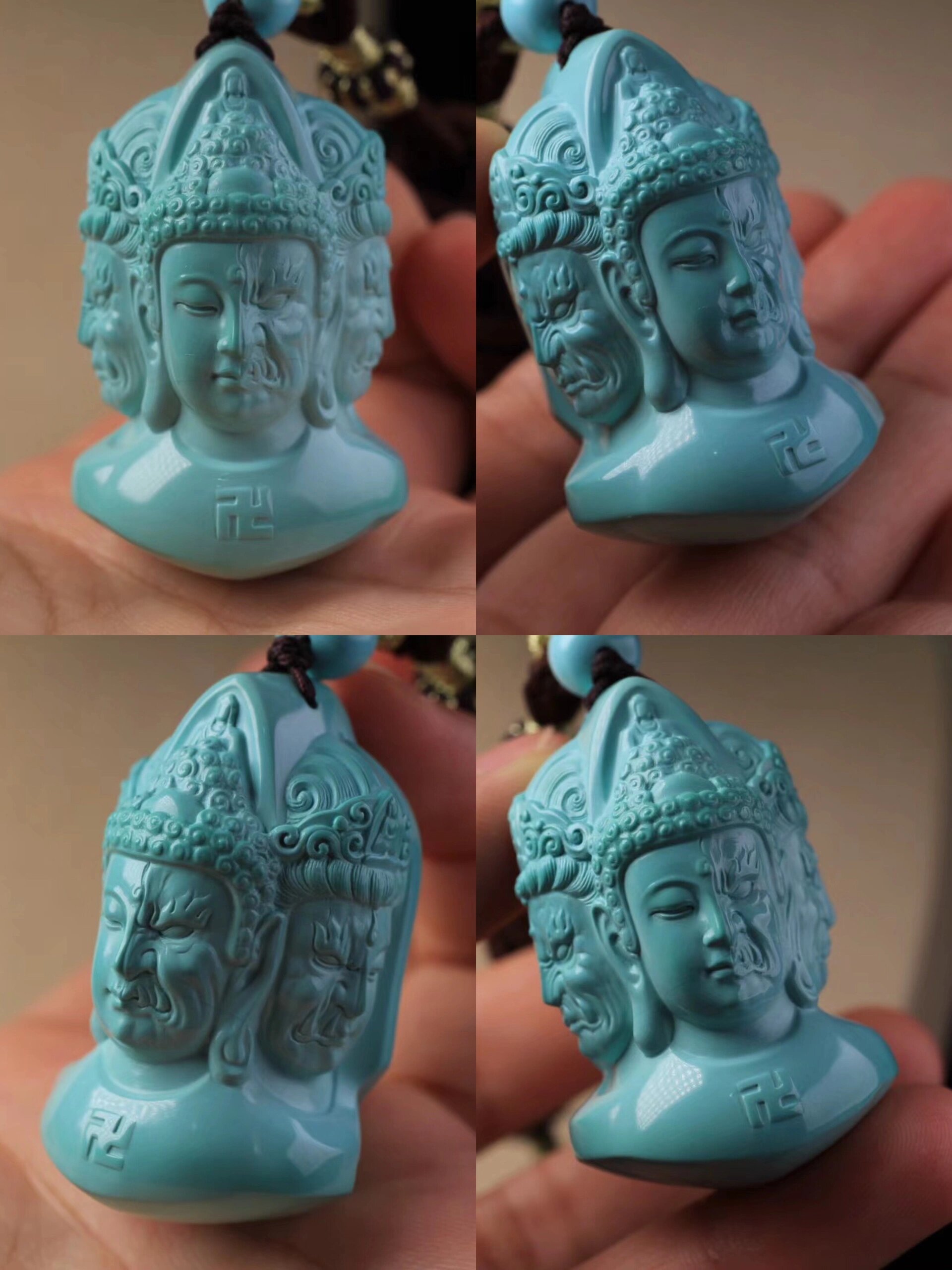 北工名师料工重器,绿松石一念之间立体雕件