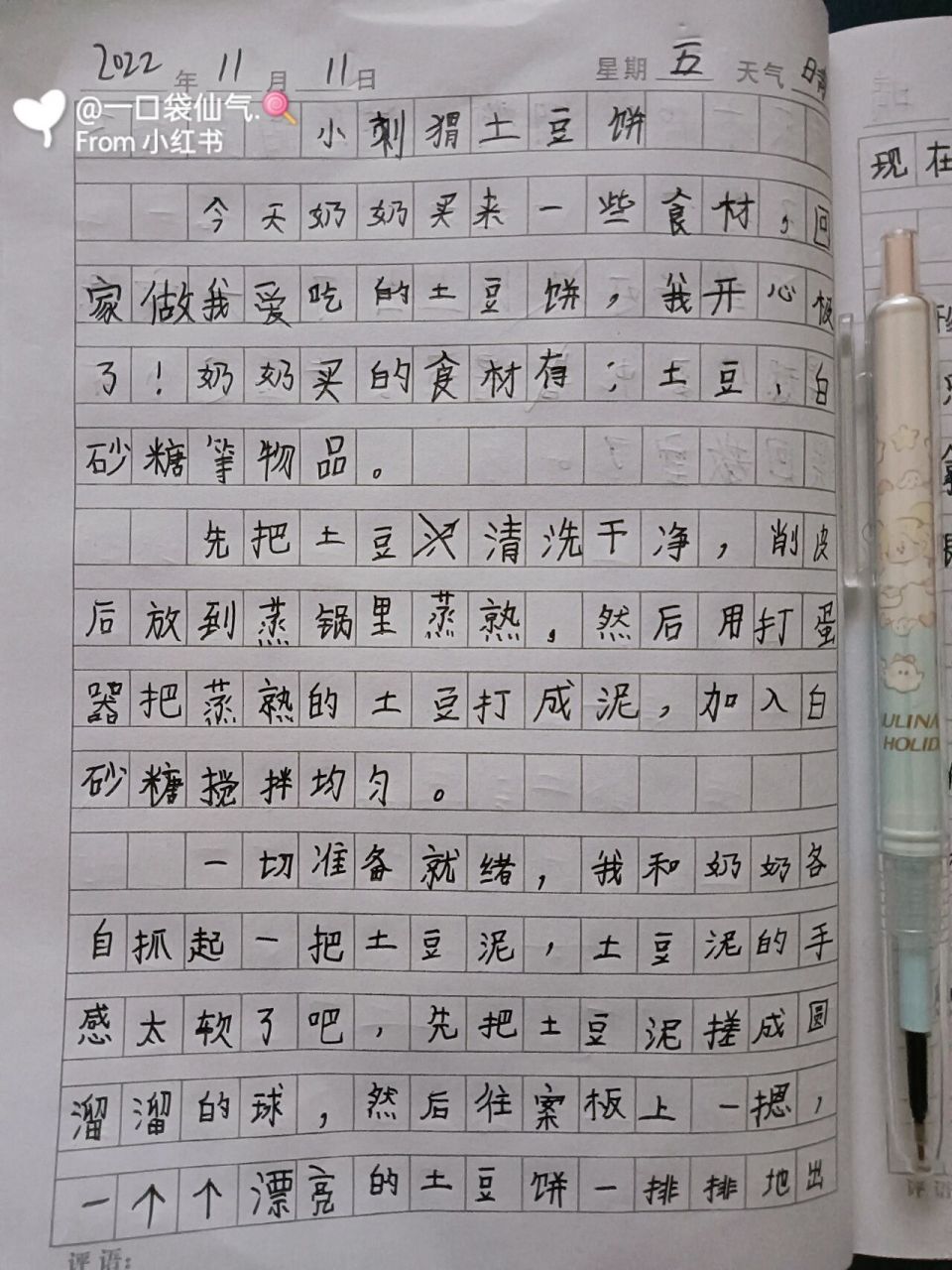 日记300字一篇图片