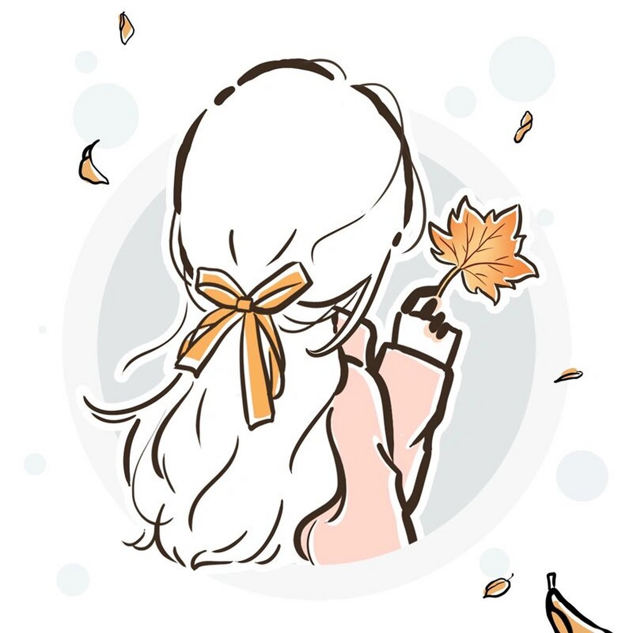 【原创】8215不露脸简笔画小头像系列合集 最近的不露脸头像系列