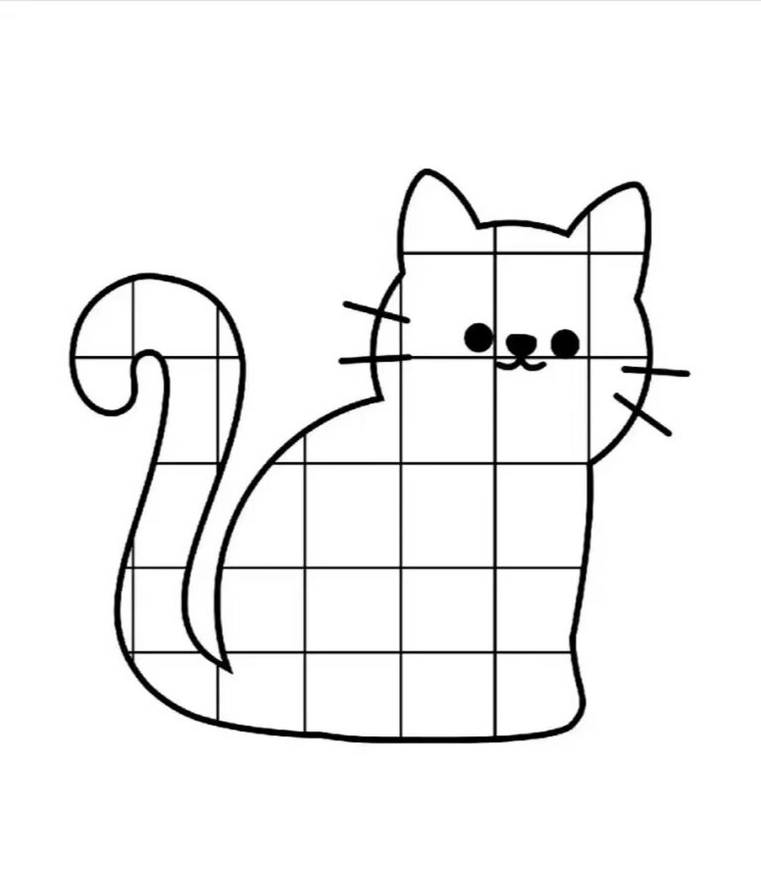 小班格子画  中班美术简笔画  《格子画》锻炼宝贝的专注力 幼儿园