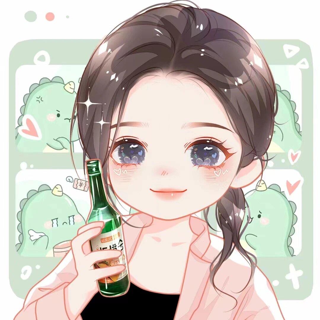 分享好看又可爱的卡通女生头像手绘头像