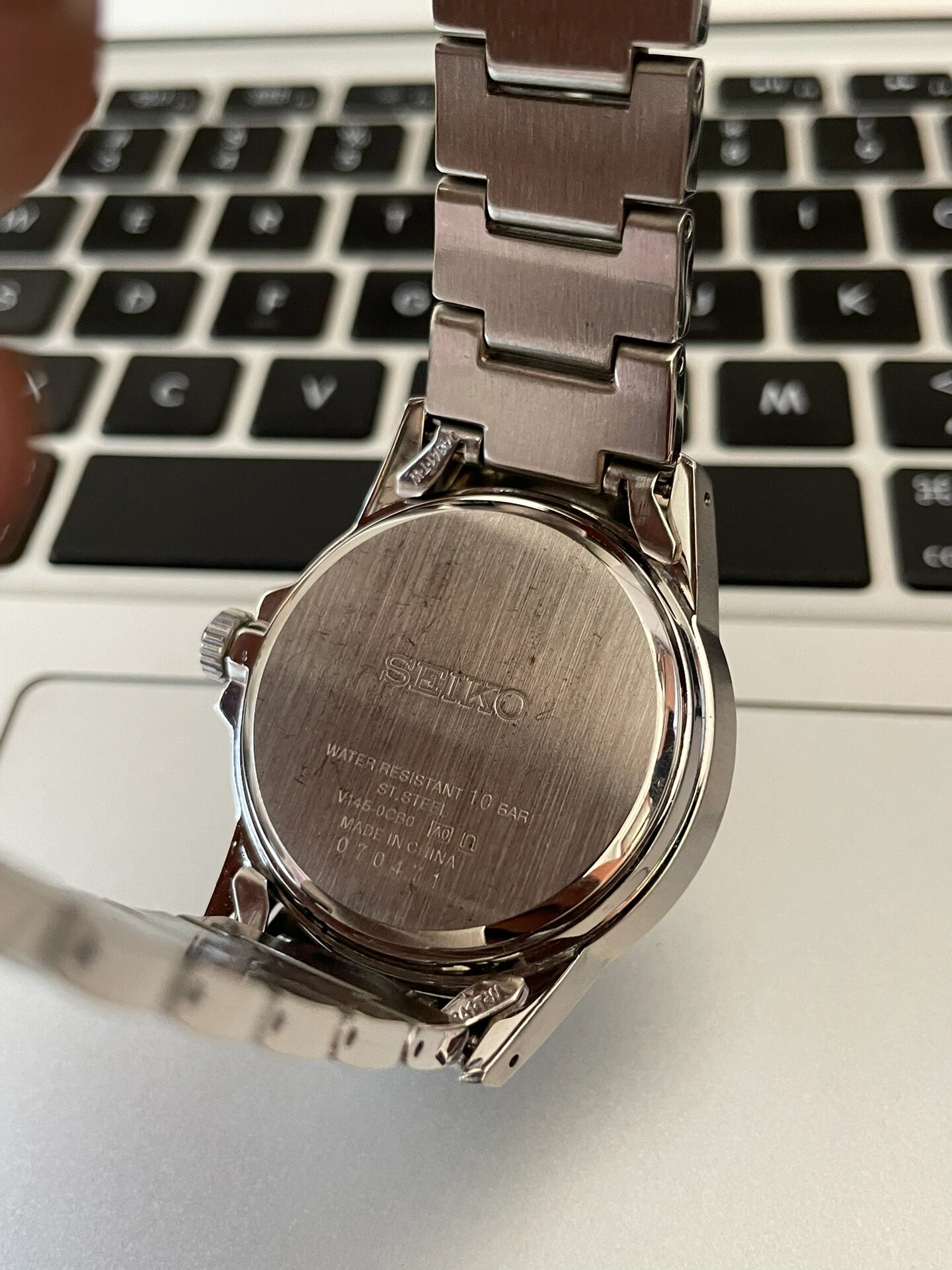 精工光动能手表 精工solar光动能石英男表 日本回流 精工v145光动能