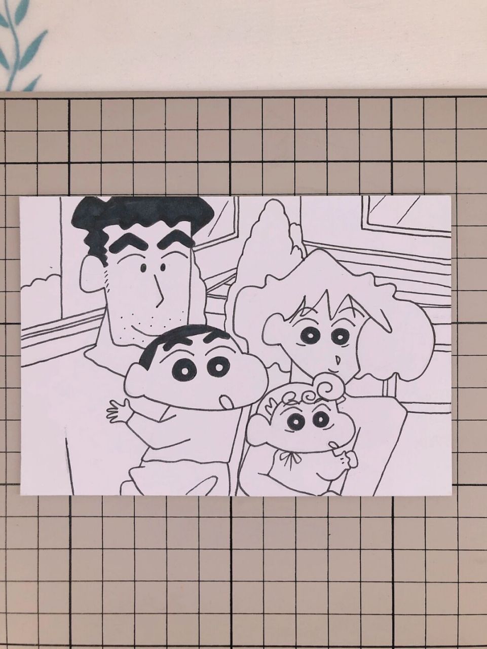 多乐绘马克笔# #蜡笔小新# #卡通画