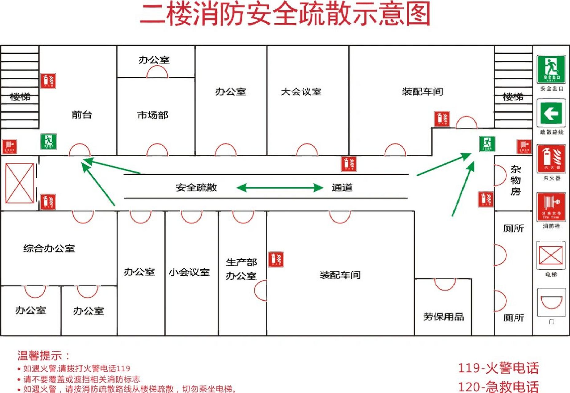 疏散逃生示意图怎么画图片