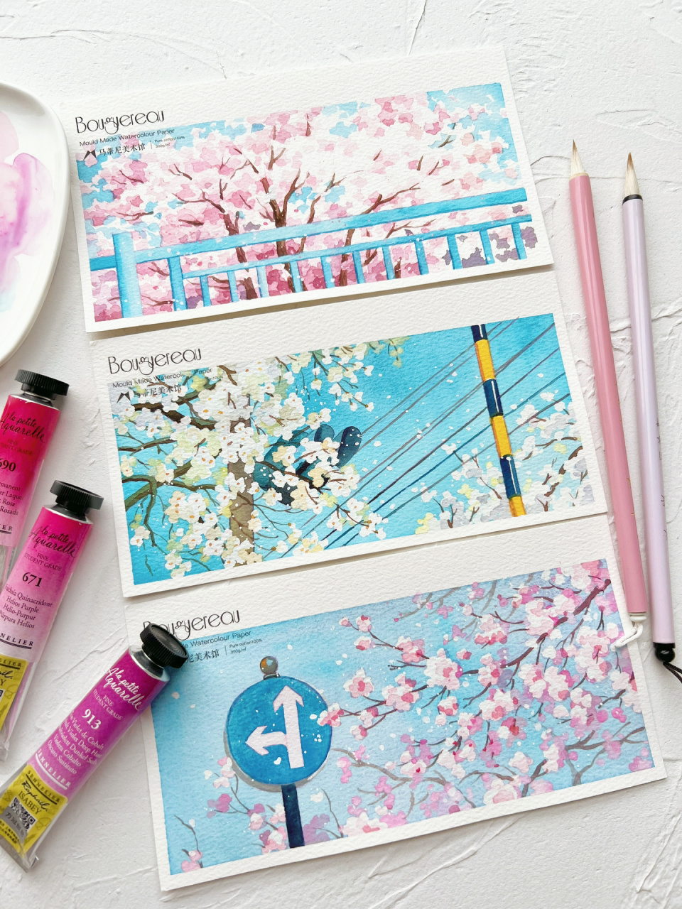 2023周练|与春天的约定就是一起画樱花94!