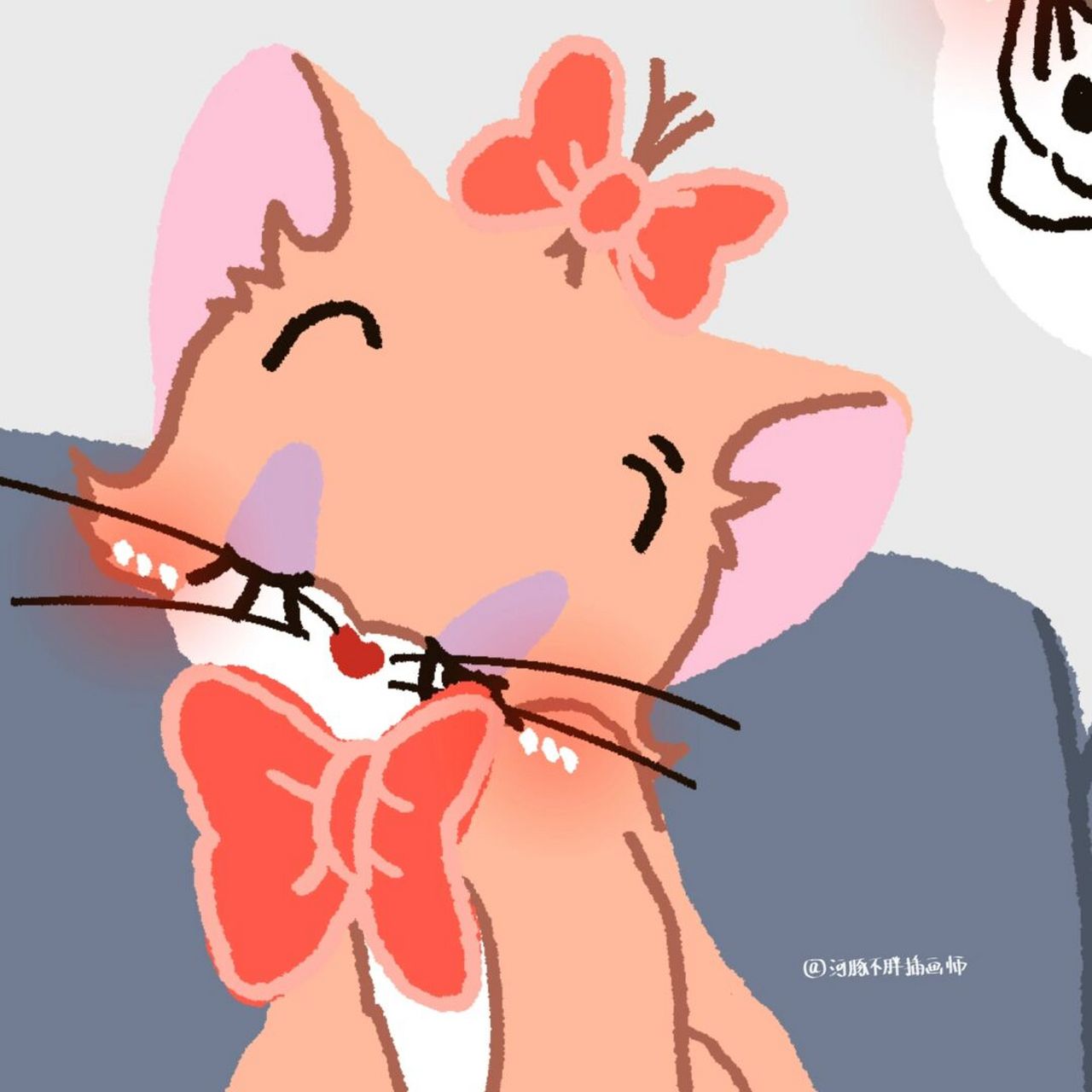 1对 #笔记灵感# #头像分享# #头像# #情头# #猫和老鼠# #优质情头