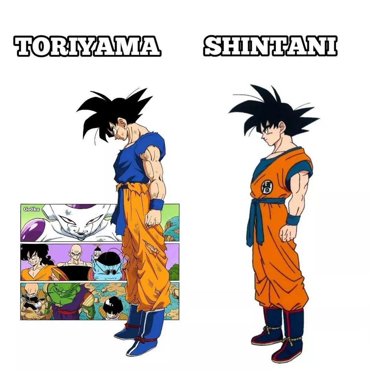 龙珠 四张图一对比就知道了,为什么丰太郎的悟空看着很难受! 后脑勺太