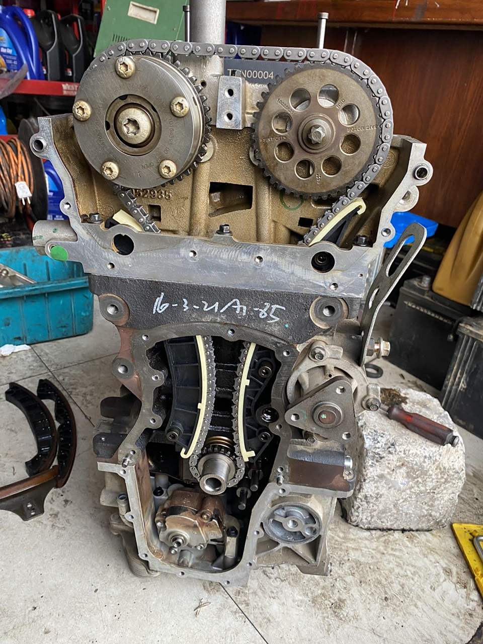 众泰t600,荣威350,名爵mg3mg5,正时链条安装图解,需要的老铁拿走不谢.