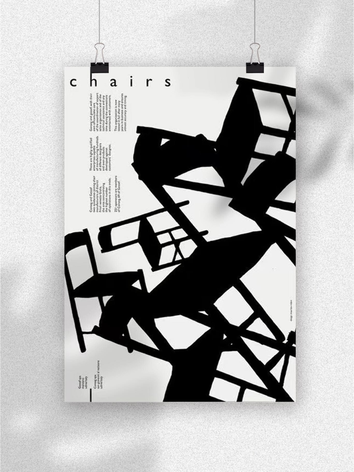 31|黑白简约海报设计版式分享