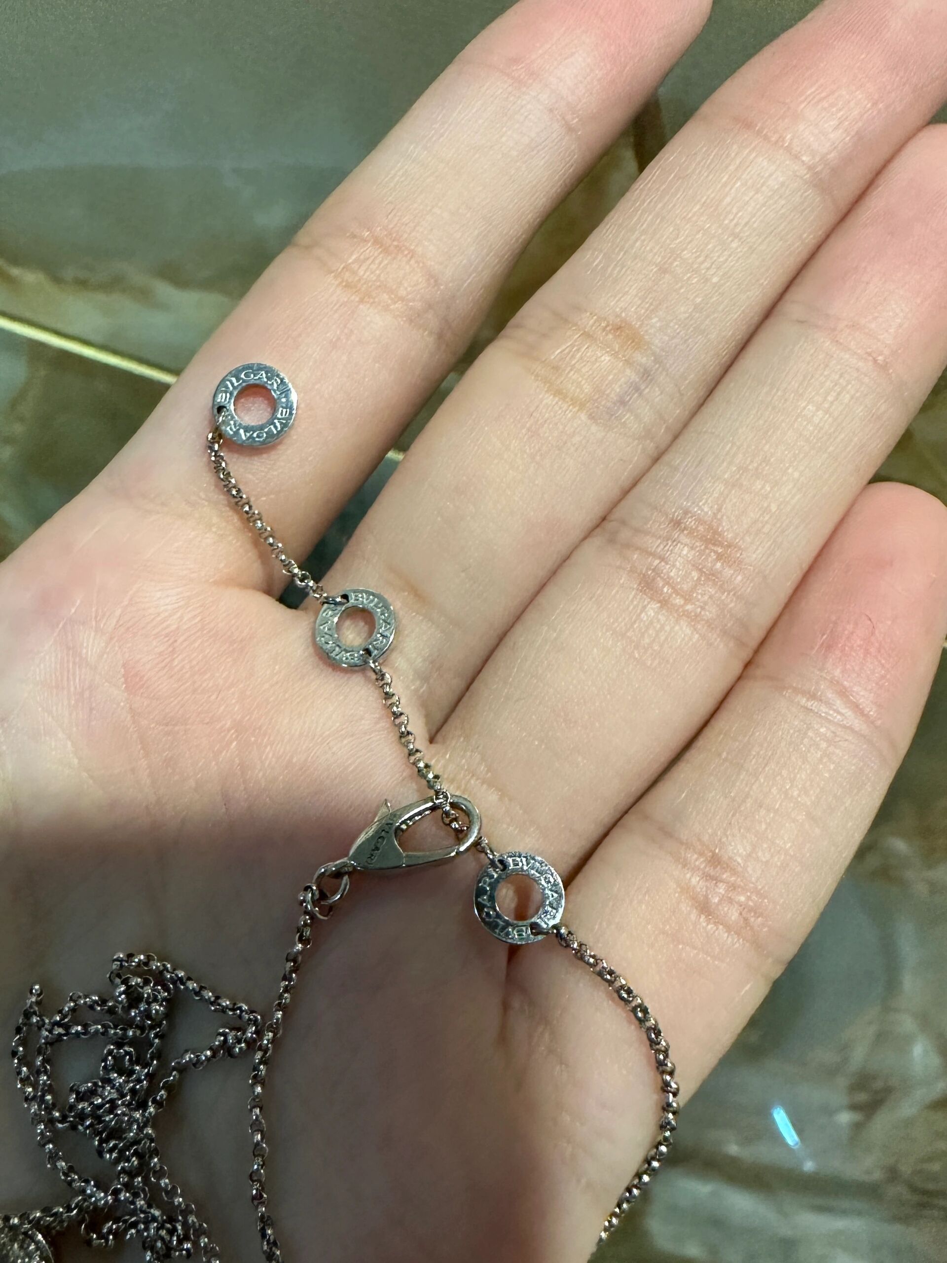 今天才知道宝格丽项链的正确扣法