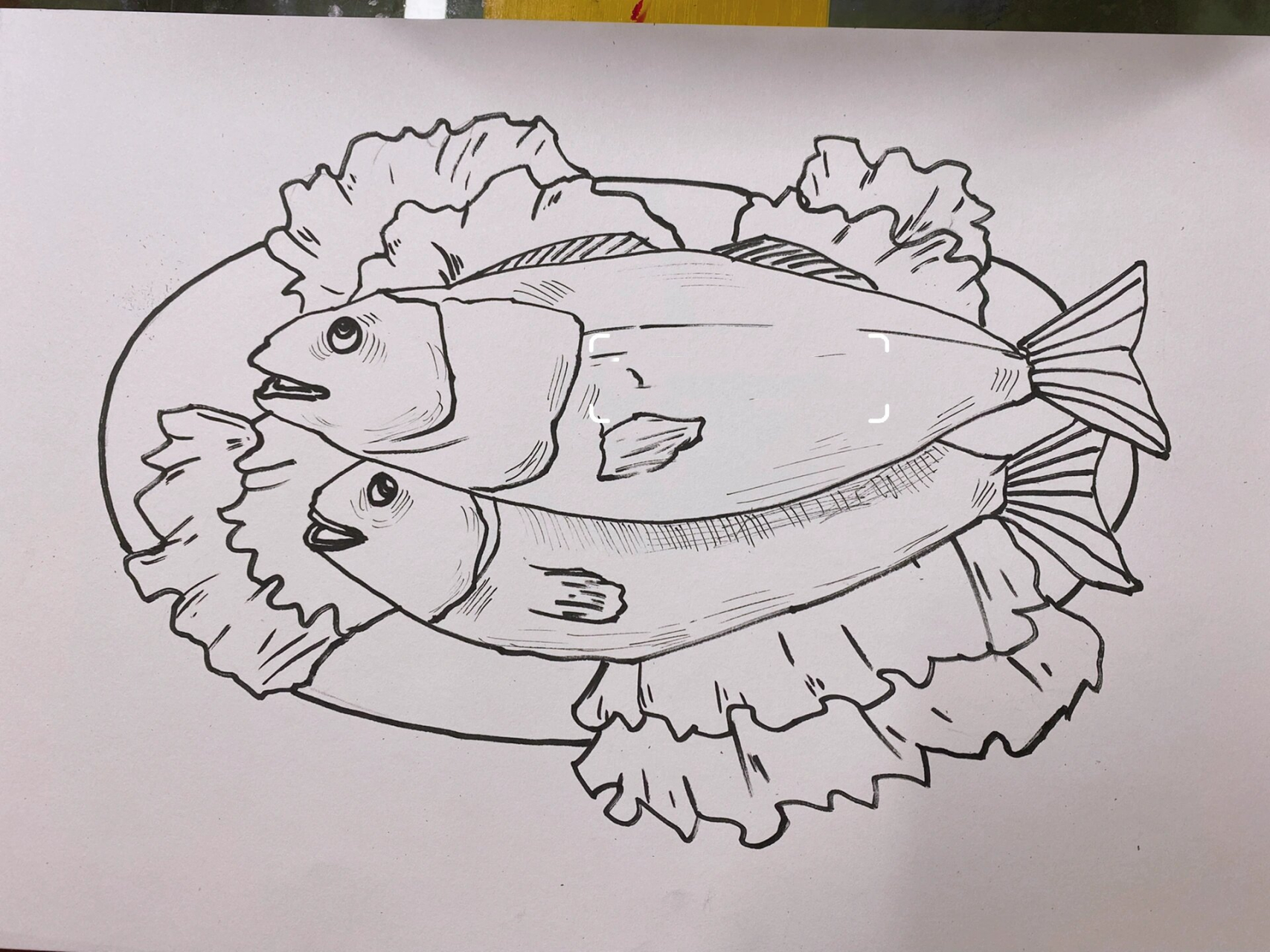 少儿创意绘画《清蒸鱼》步骤|课效|好吃又好看 清蒸鱼,好吃又好看