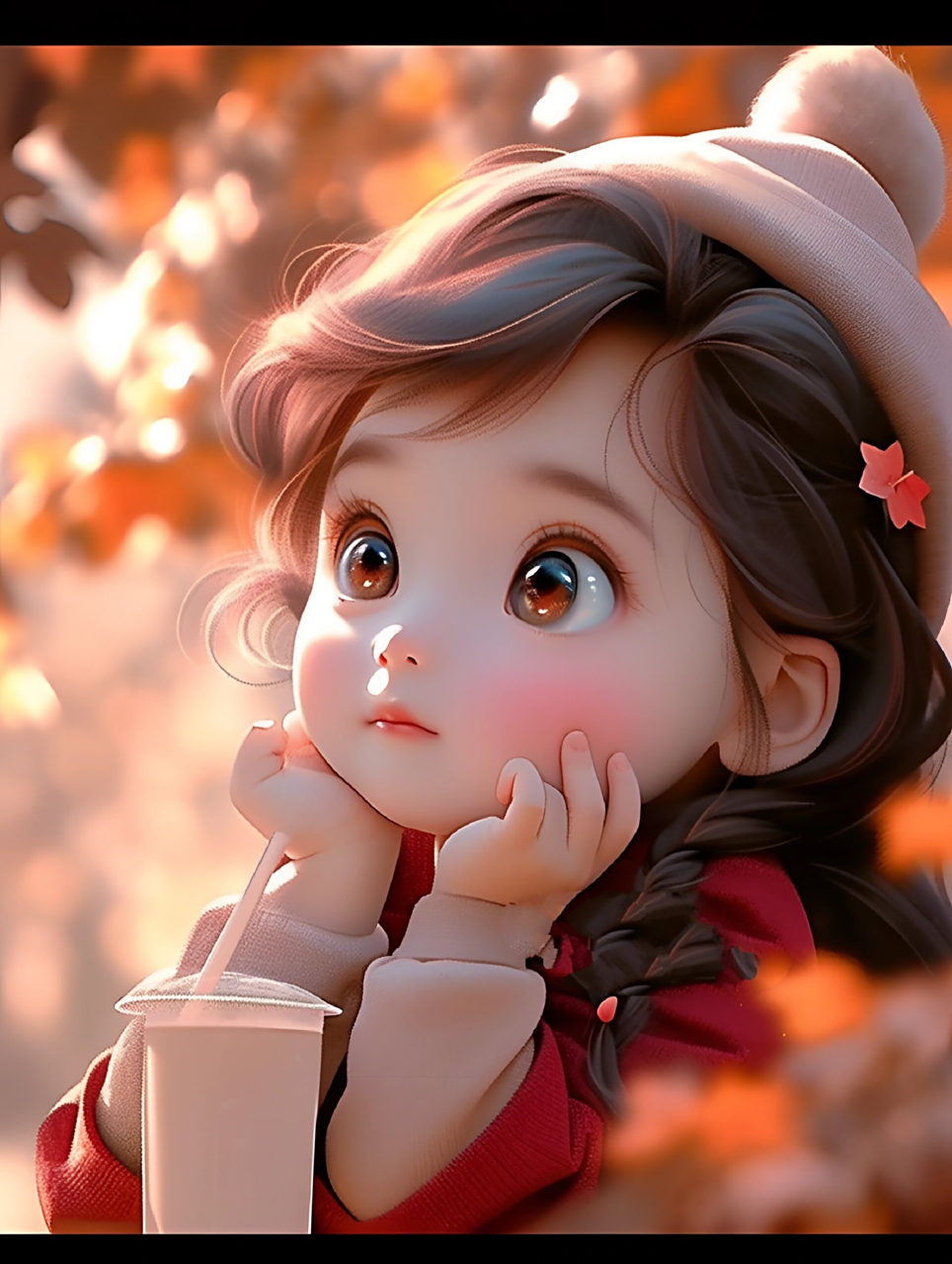 可爱萌娃卡通头像‖枫叶系列