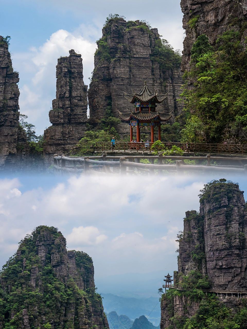 在广西,去7215有山的地方|北帝山旅游区 在广西去不了张家界 就来