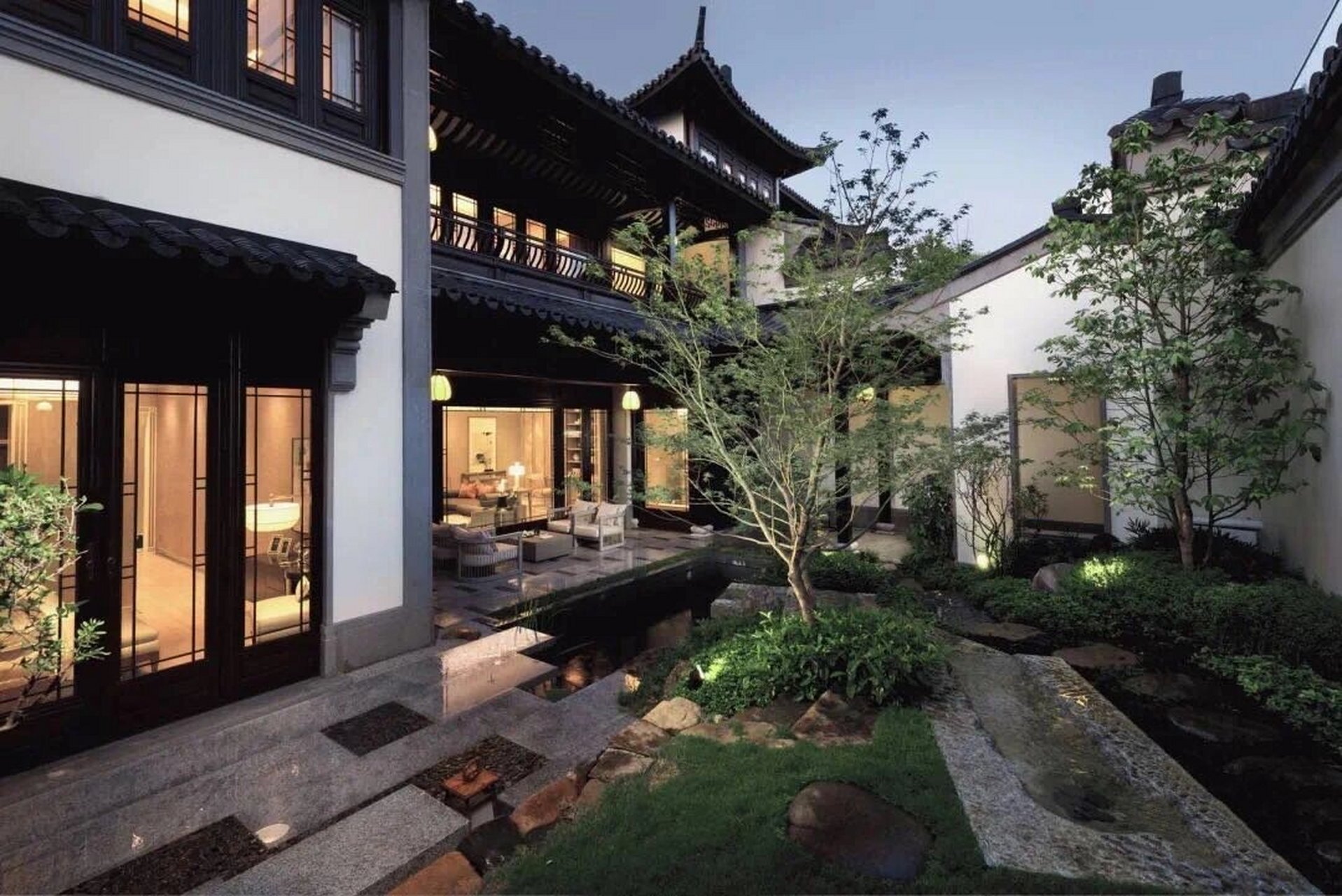 杭州市中心凤起潮鸣中式合院 天下杭州,有凤来仪.