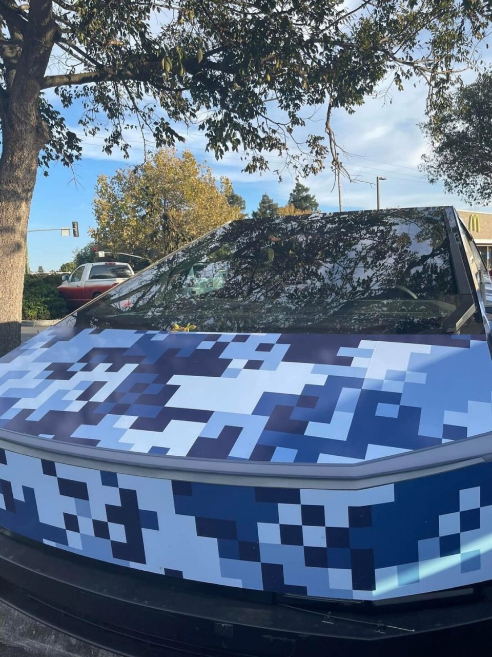 迷彩赛博皮卡#cybertruck