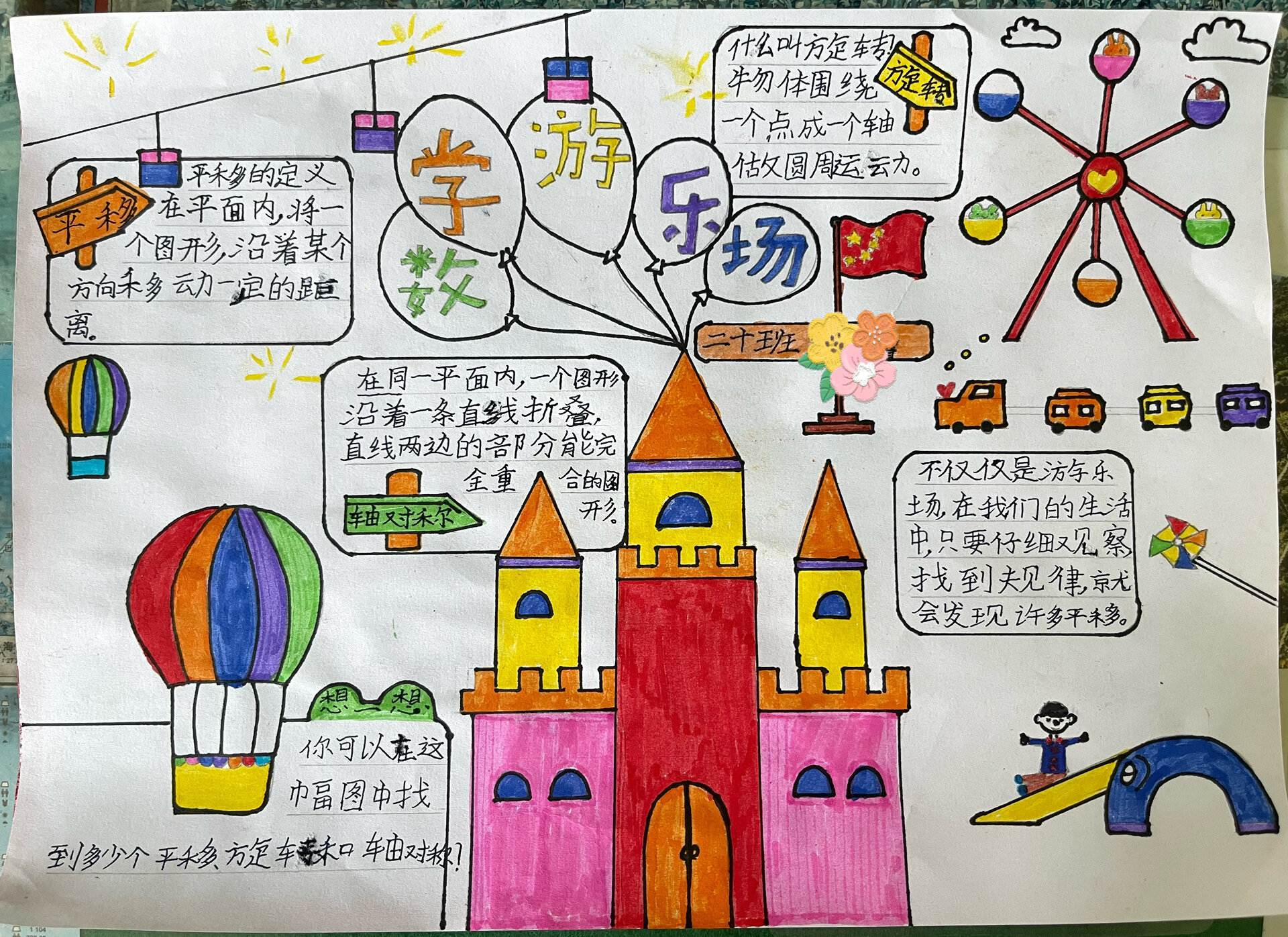 数学图形手抄报