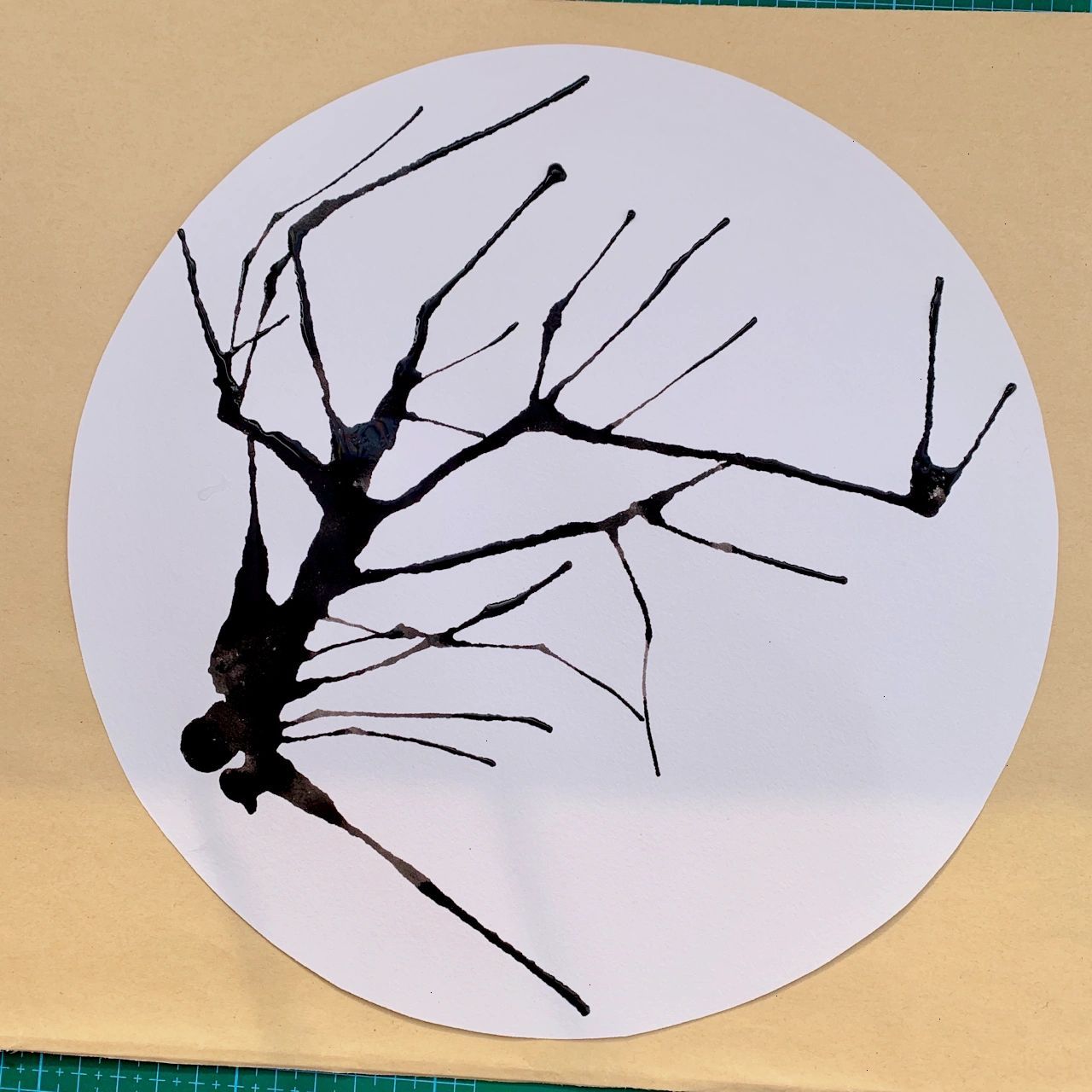 小班吹画,手指点画《梅花》 78157815 活动名称:美术《梅花》