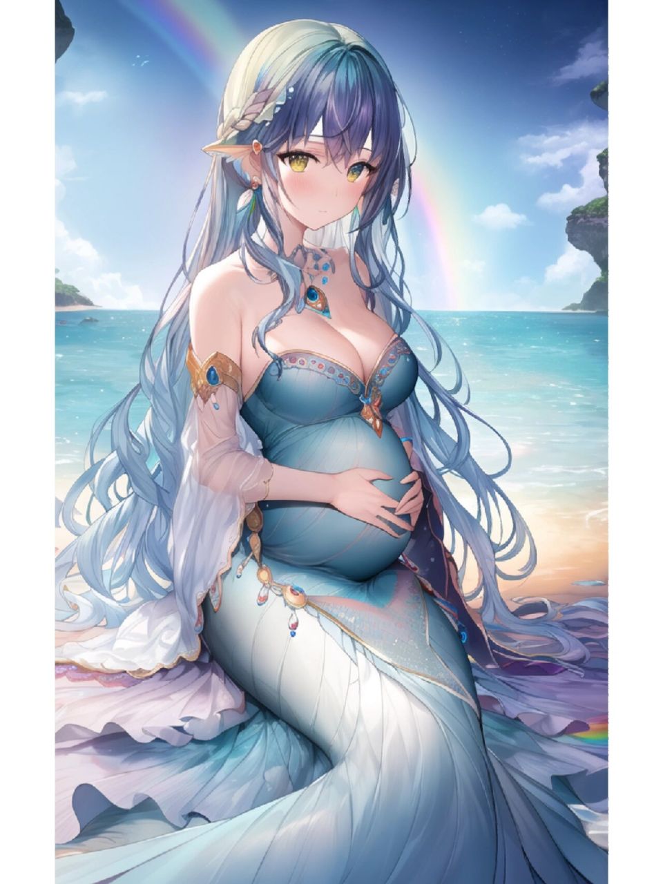 二次元美鱼孕妈妈