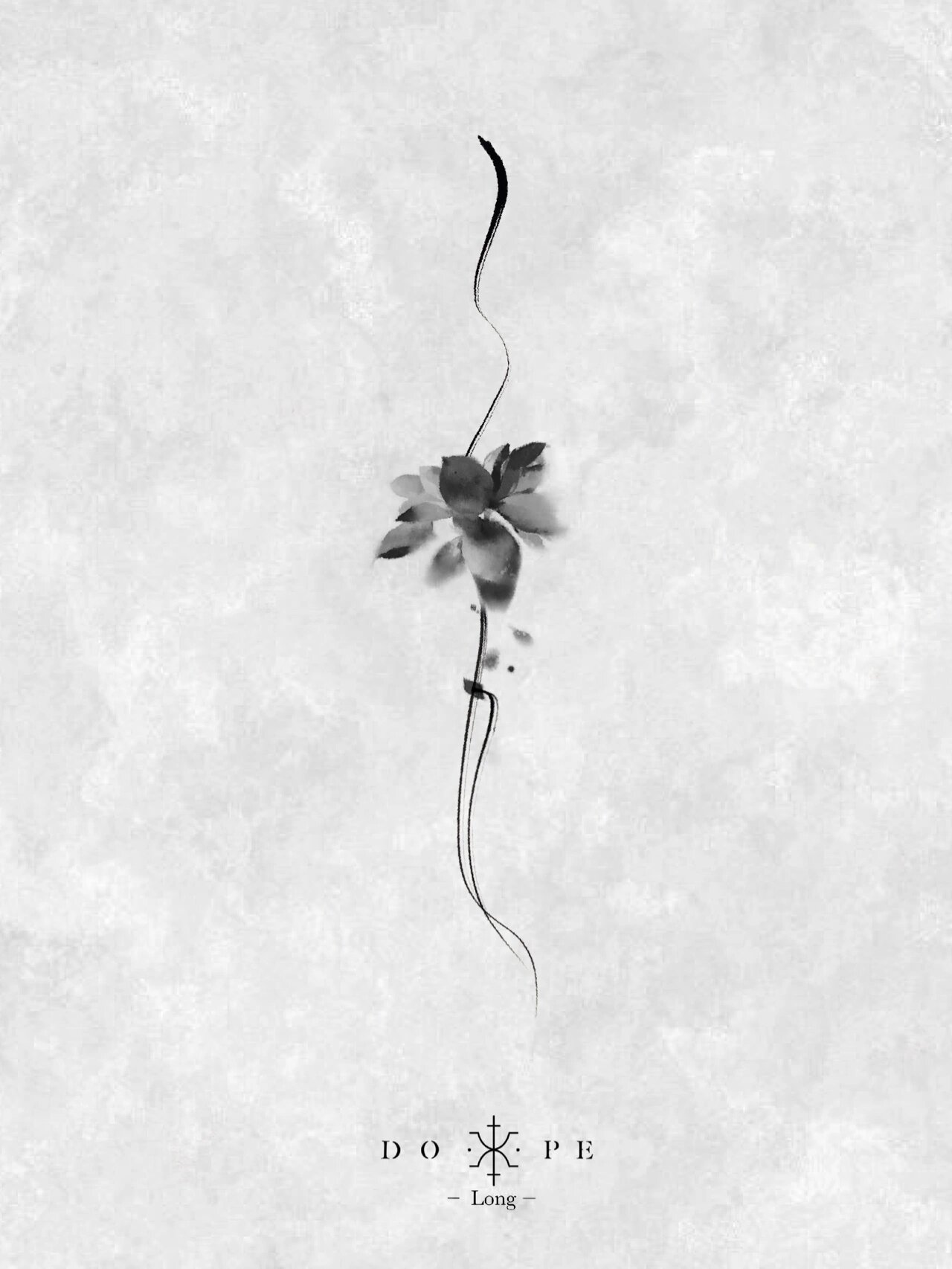 超美水墨意境风纹身手稿集 7515dope 单针水墨手稿集 / 一人一图