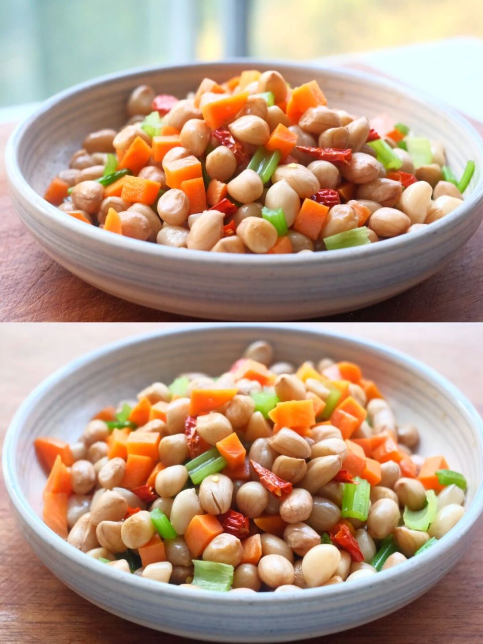 家常菜蔬食简单快手菜|炝拌芹菜花生米 92 	 食材:花生米 芹菜 胡