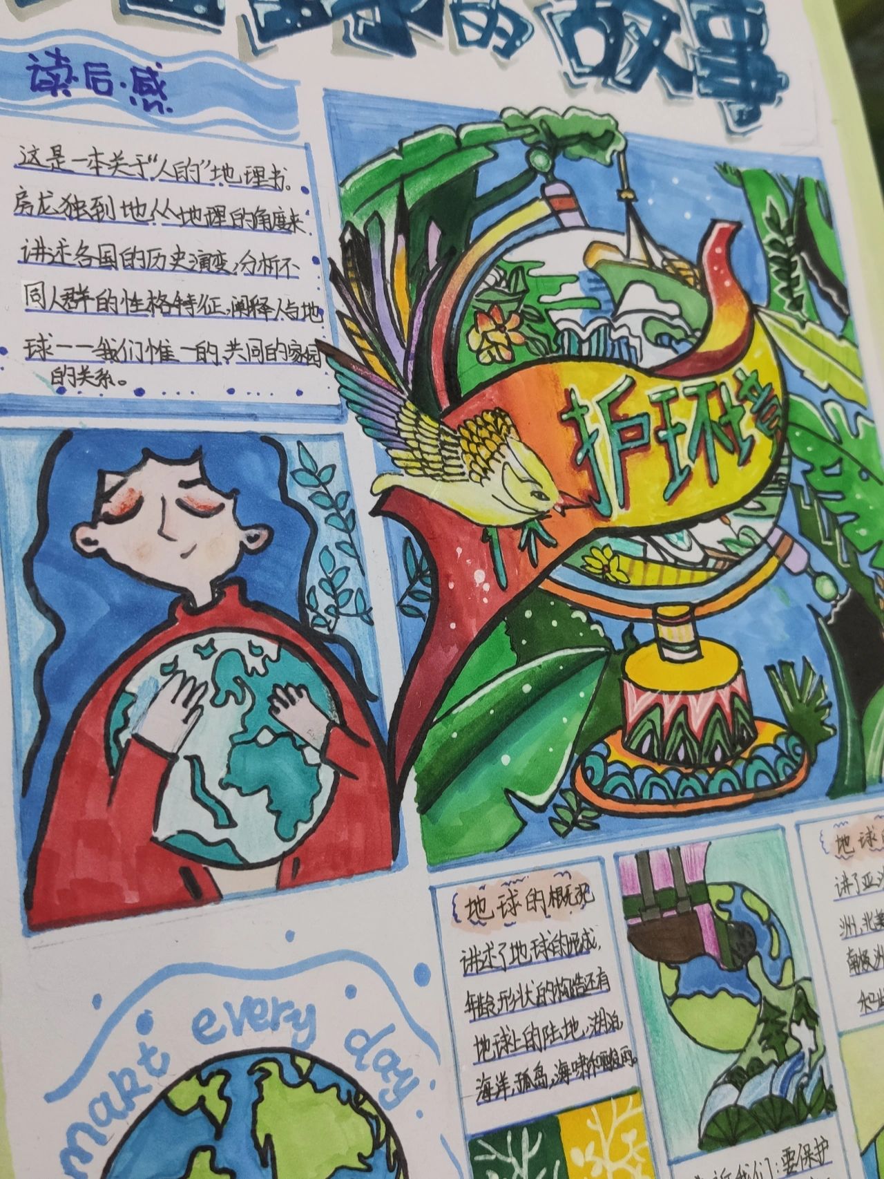 地球故事手抄报