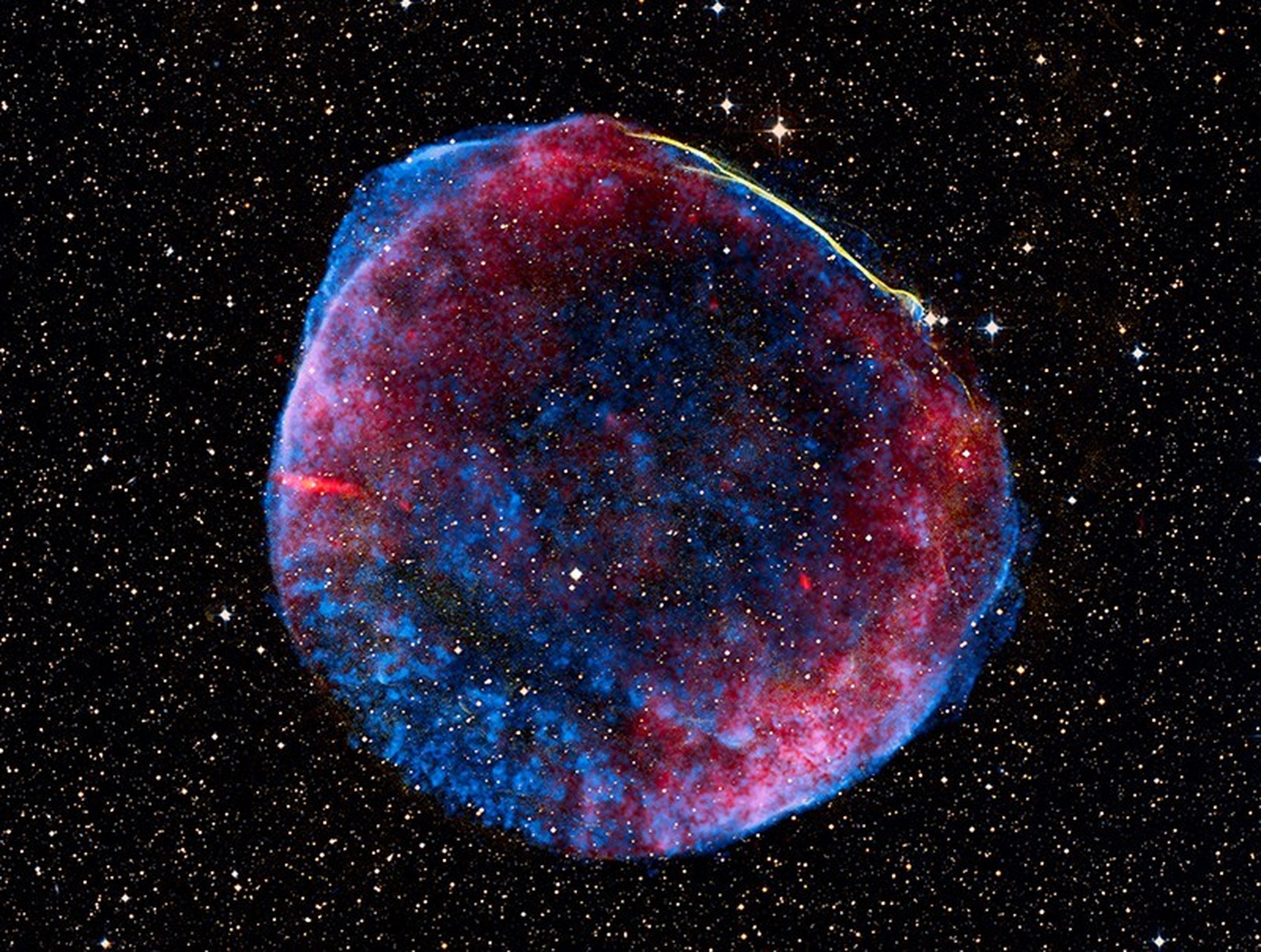 天文酷图 sn 1006 supernova remnant 这个在人类历史上超