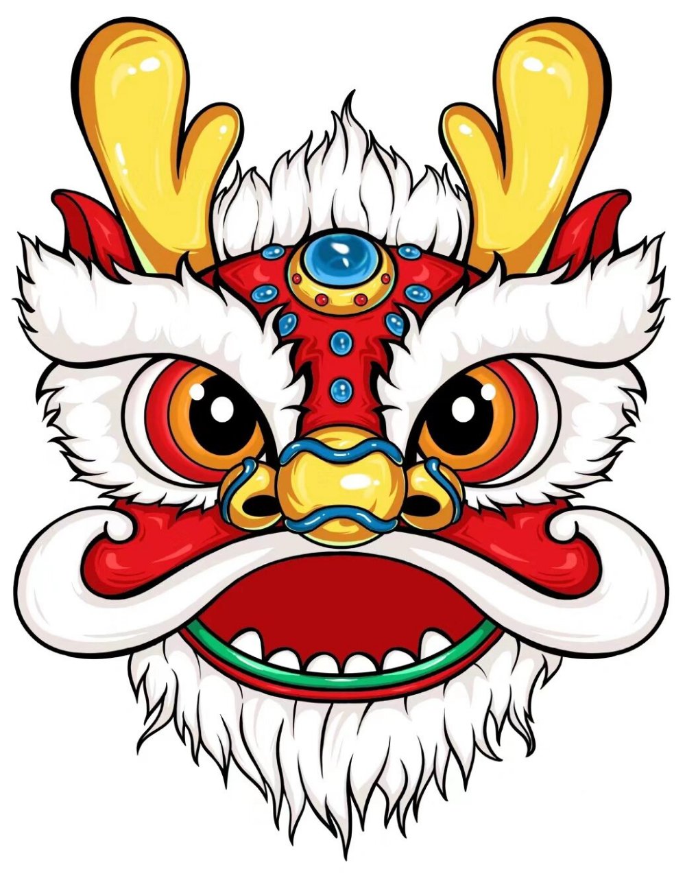 捏捏(●°u°●)龙头94简笔画