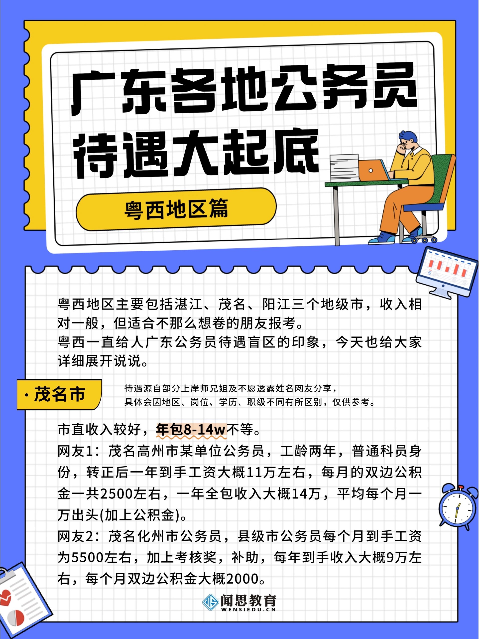 粤西地区公务员待遇来啦 粤西粤北珠三角都有了 完结