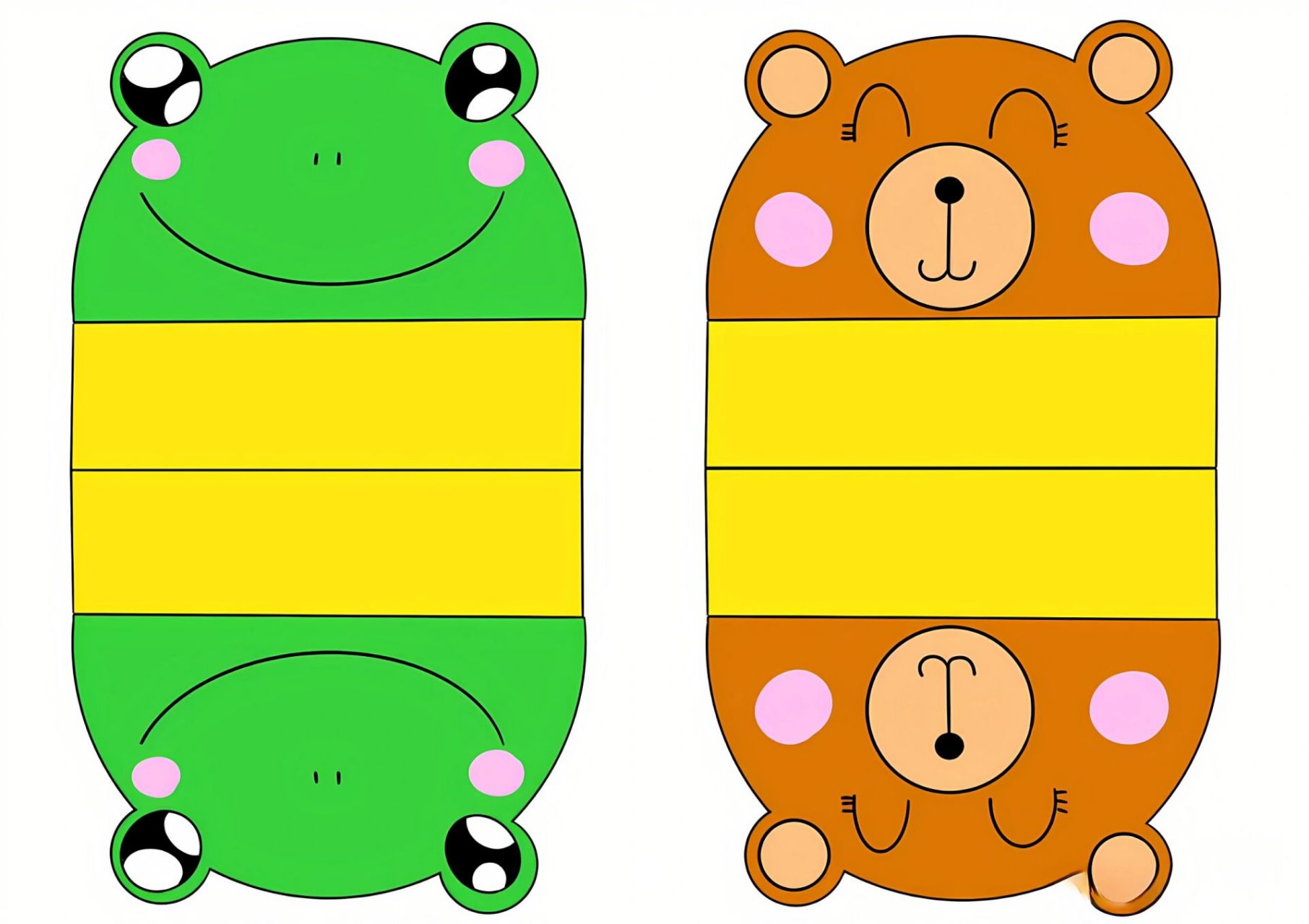 上去 让小朋友自己剪出细细的小纸条 一把卡通又好看的扫帚就完成啦!