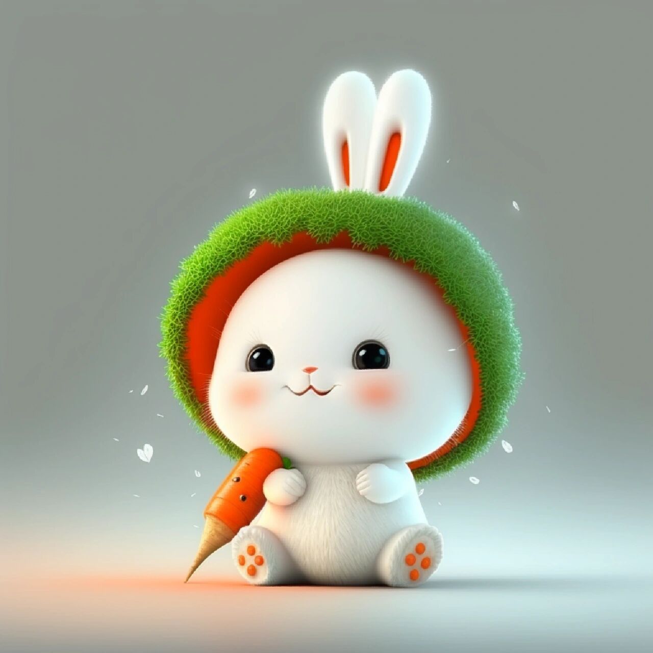 兔子头像 萝卜图片