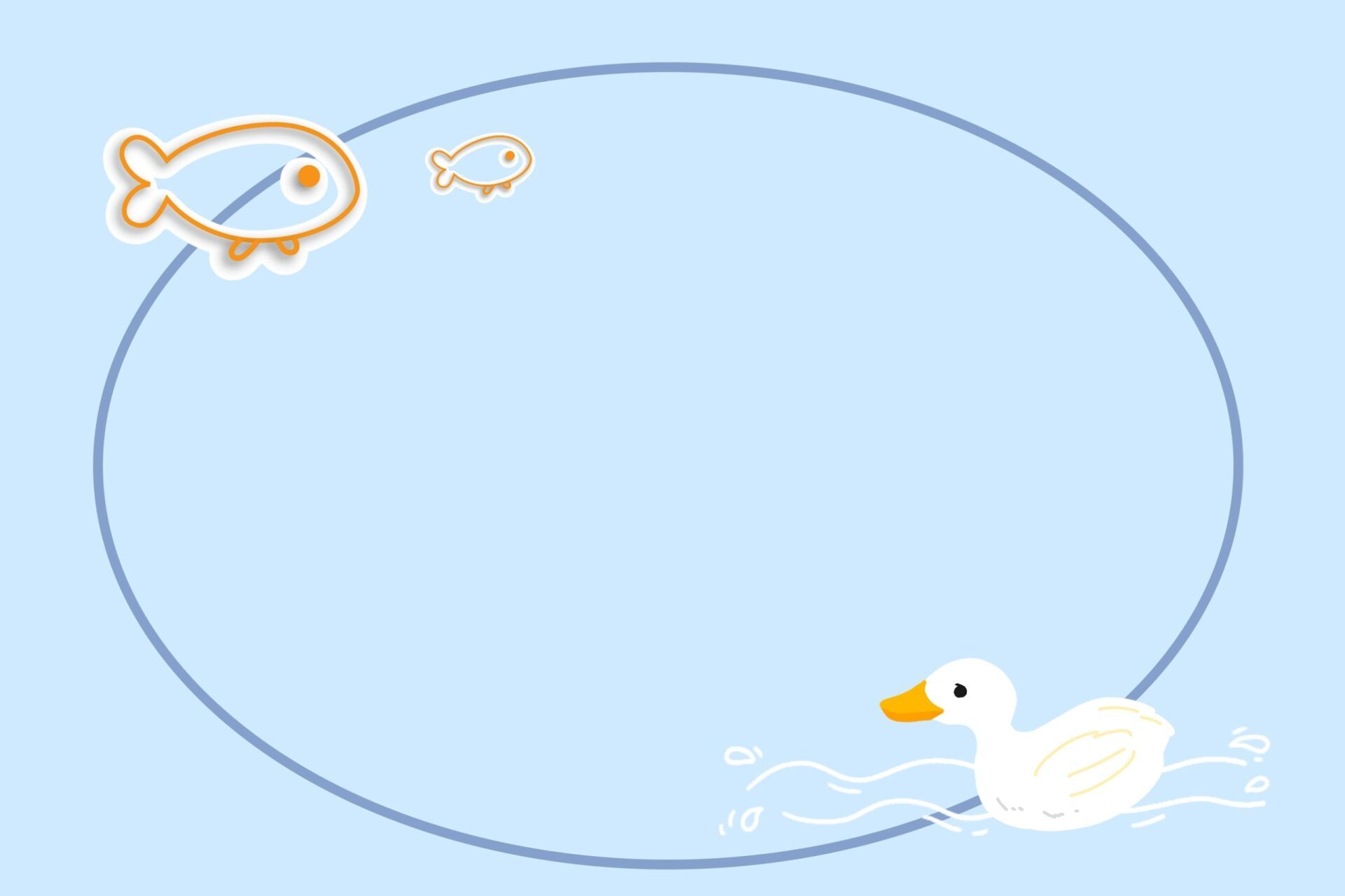 自制ppt背景图|蓝色|鸭鸭