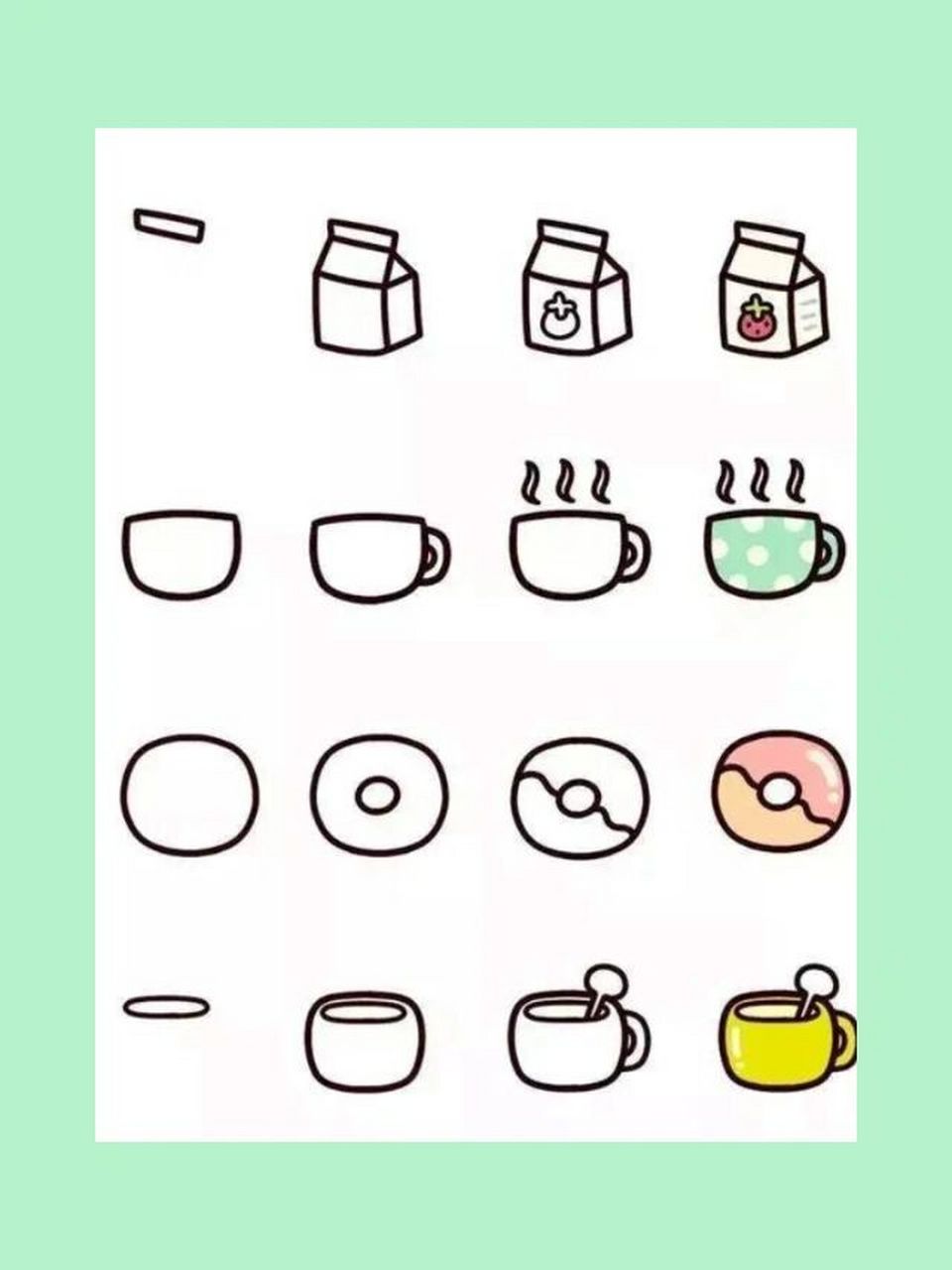 食物简笔画