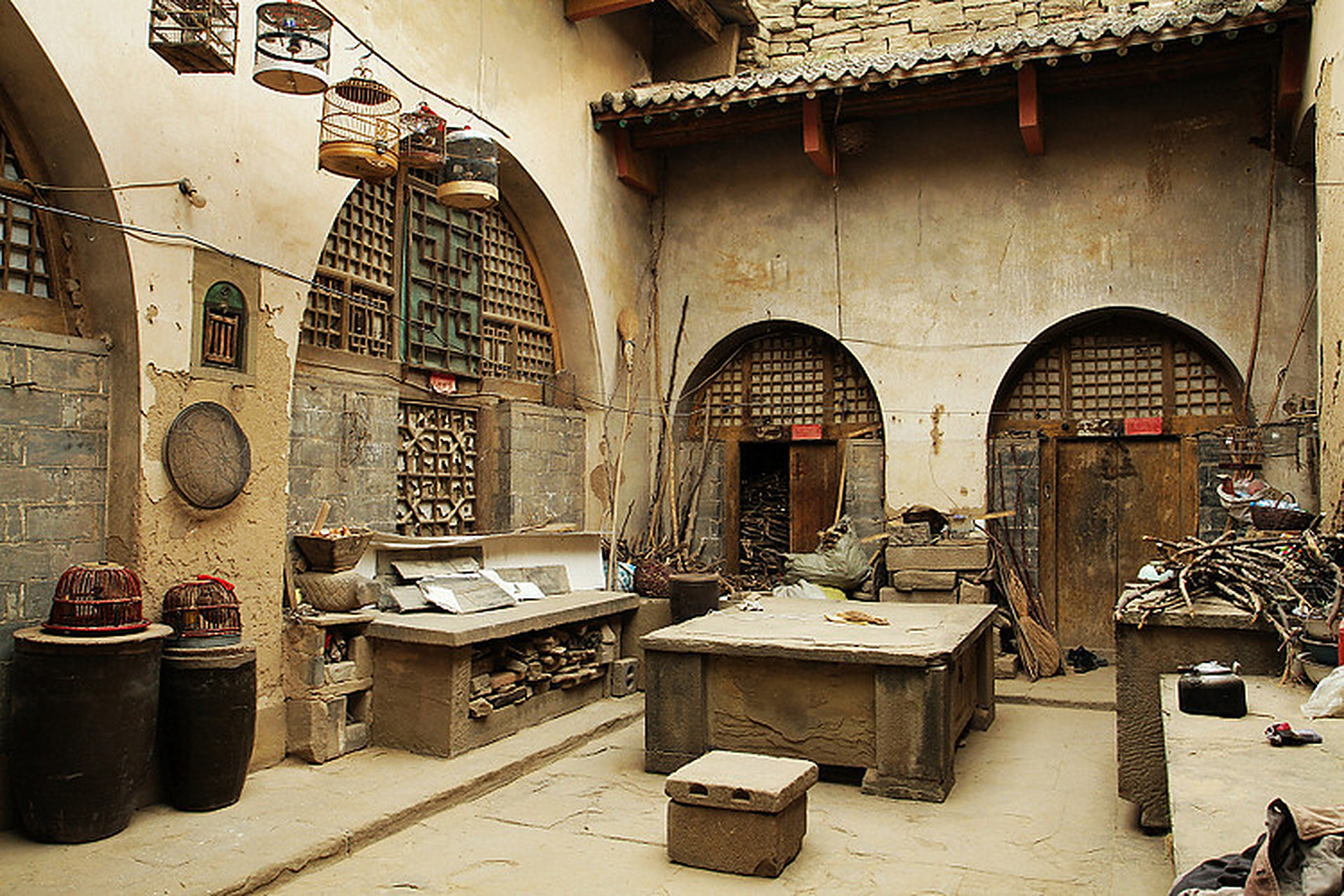 中国民居建筑:窑洞式民居 95窑洞式民居大多分布在呈现多种地貌的