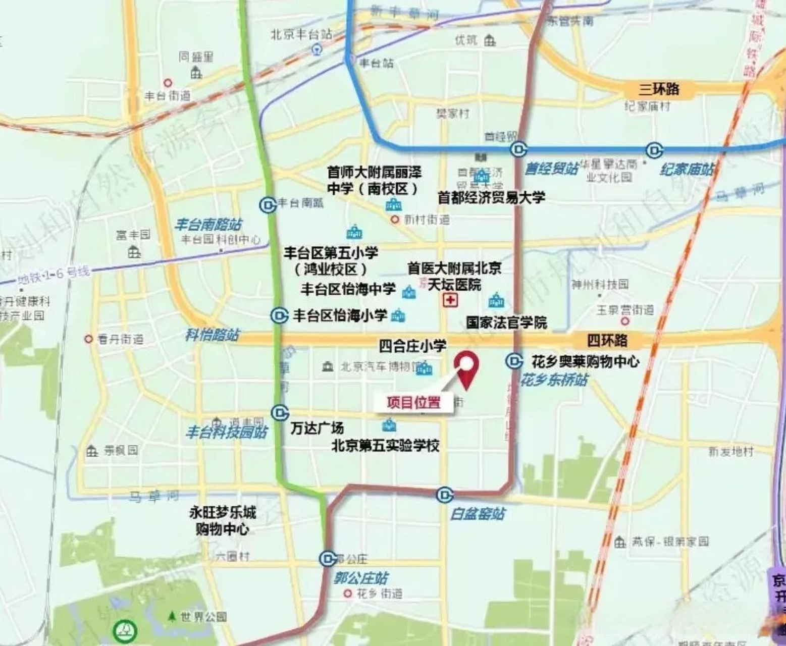 中关村软件园二期地图图片