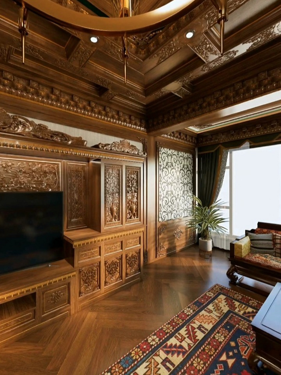 藏式客厅设计  不一样的韵味,不一样的浪漫