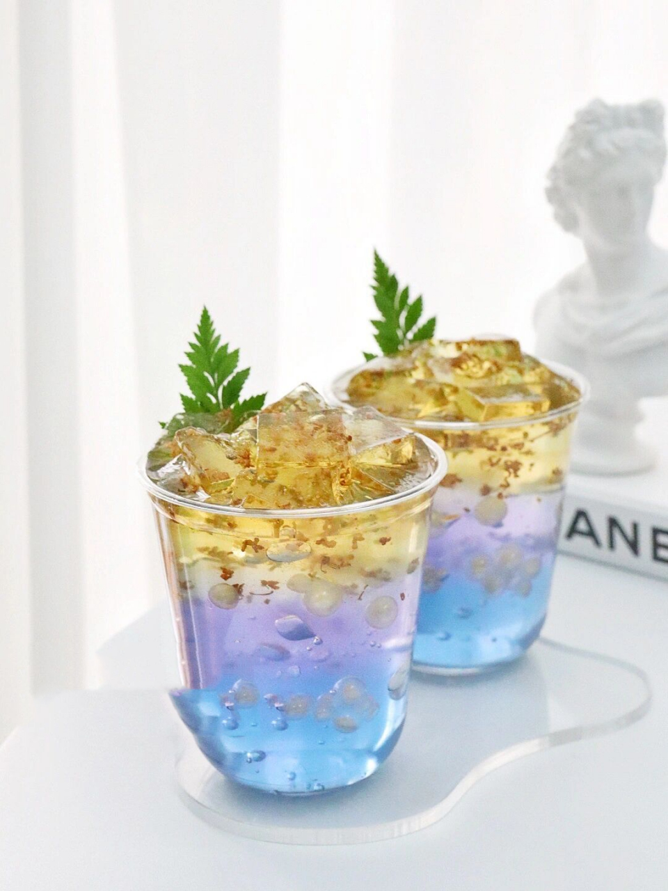 桂花星空冰粉|送你一杯可以吃的璀璨星河!