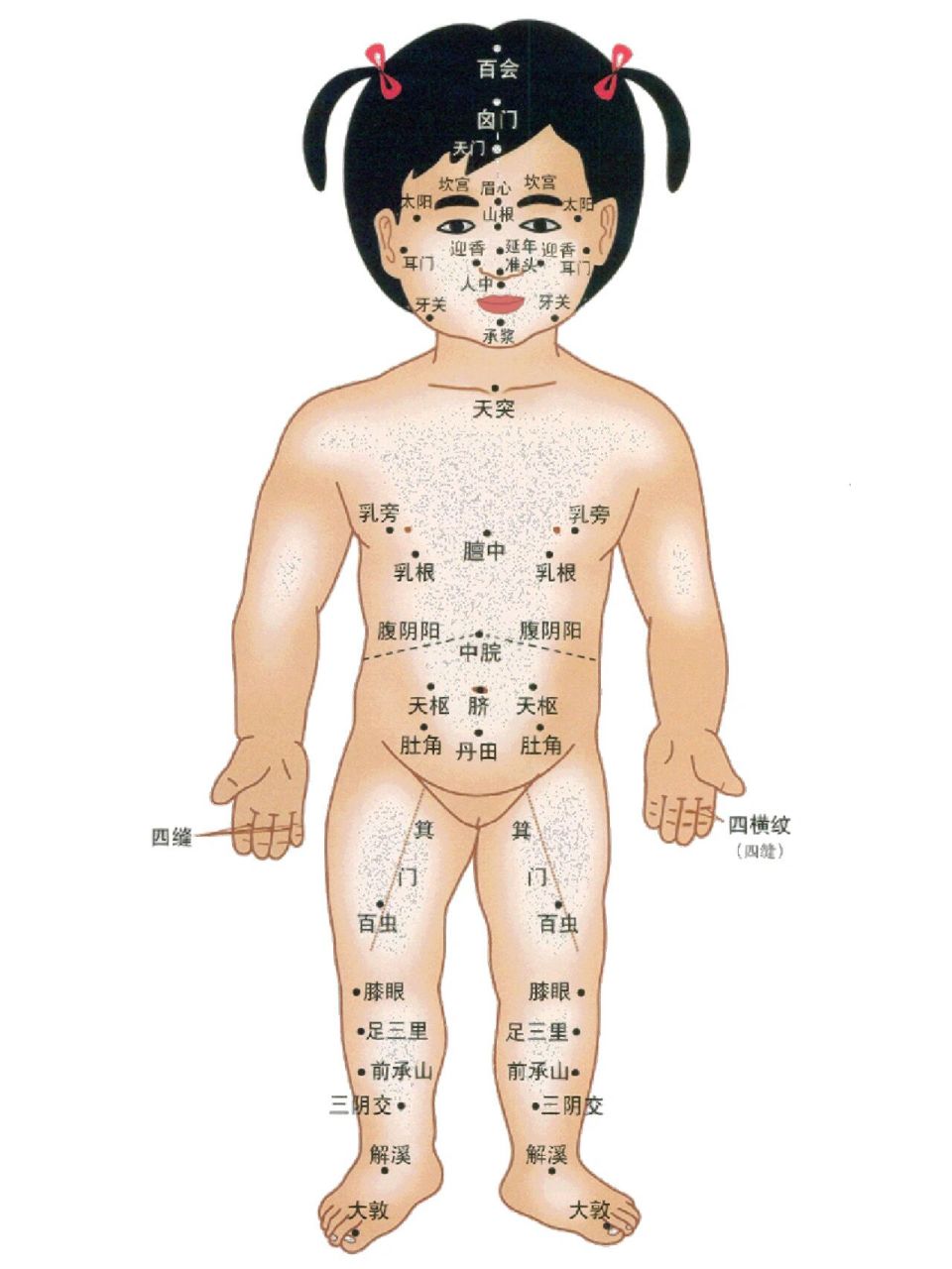 小儿推拿威灵位置图图片