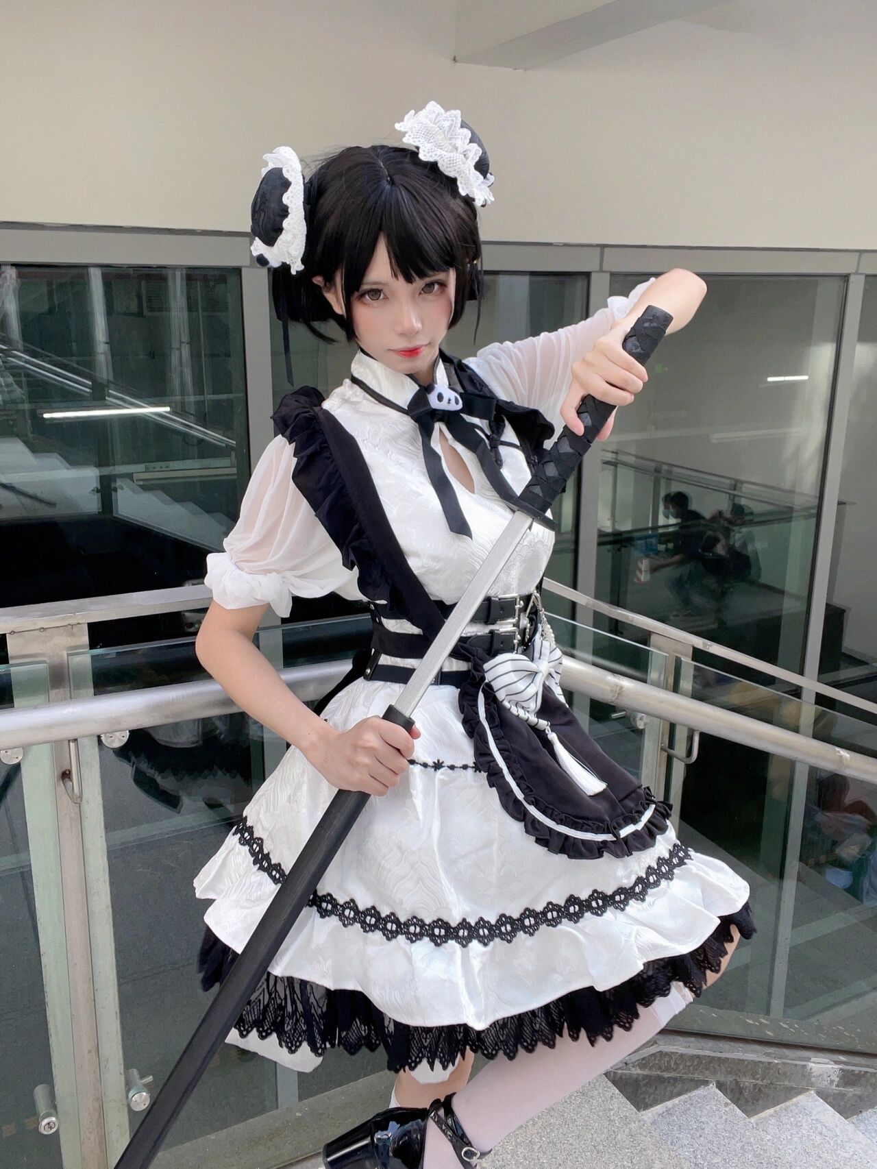 动作姿势参考|二刀流中华女仆参上1.