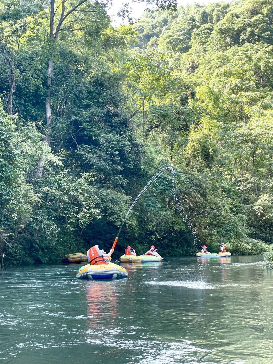 长沙周边游|浏阳古港镇皇龙峡漂流 在这种大夏天谁能拒绝一场漂流呢?