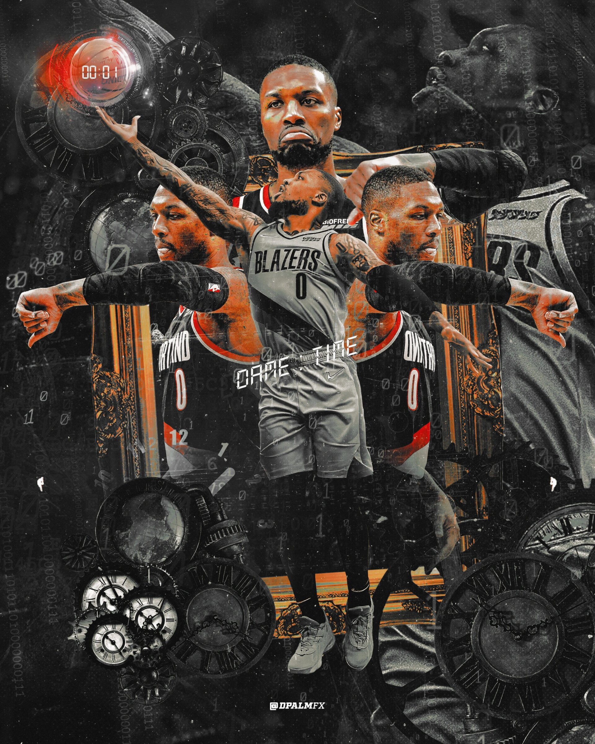 最酷死神阿杜,一组高质量nba球星海报分享