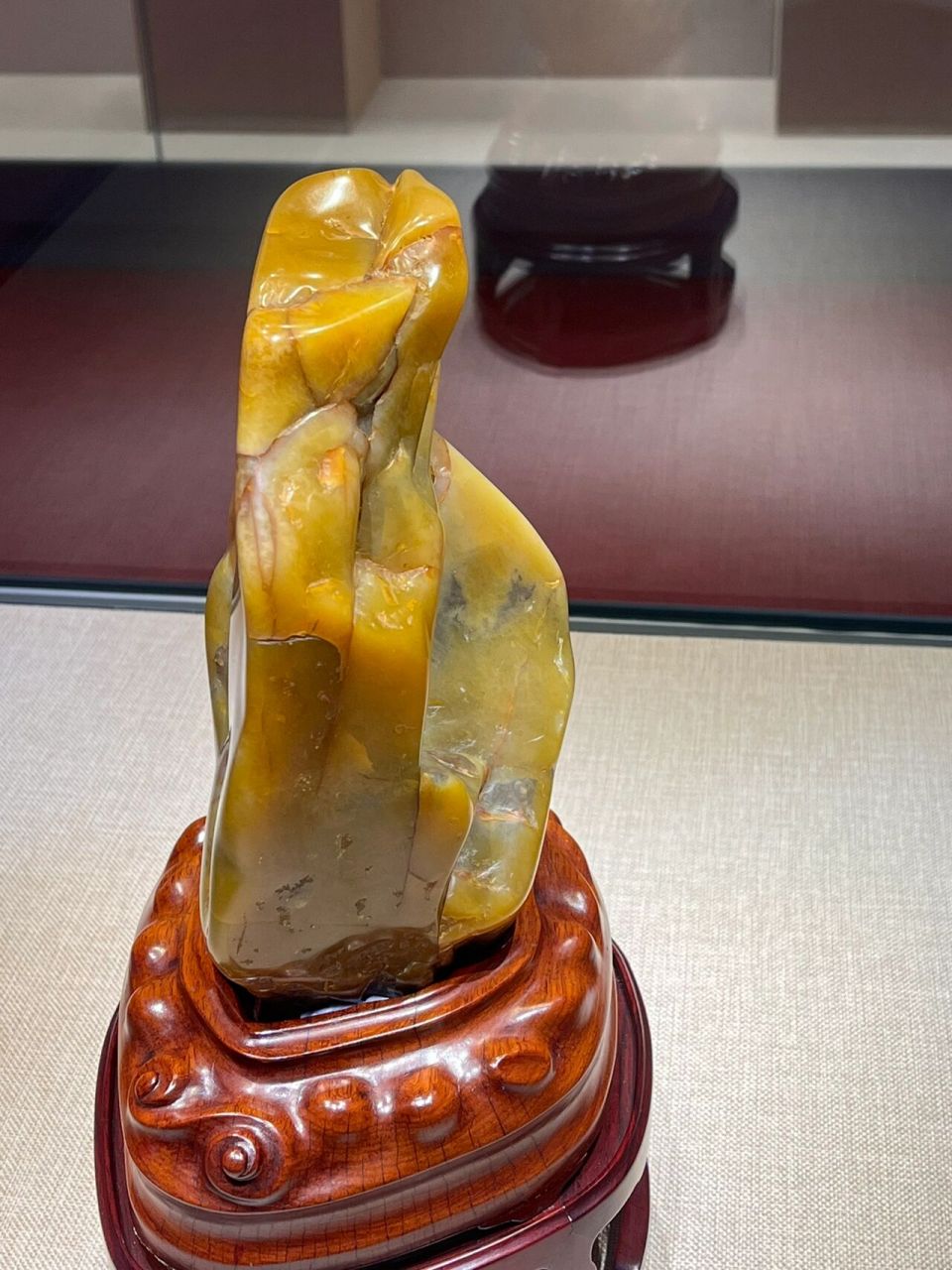 世上最贵的一块寿山田黄石           荣宝斋的镇馆之宝"田黄王"是