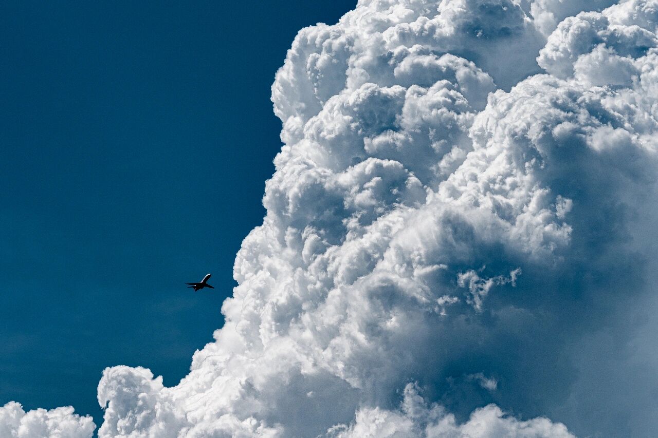 宁波摄影|夏天的云 夏天的云真的是太壮观啦,再加上飞机更壮观 	 91