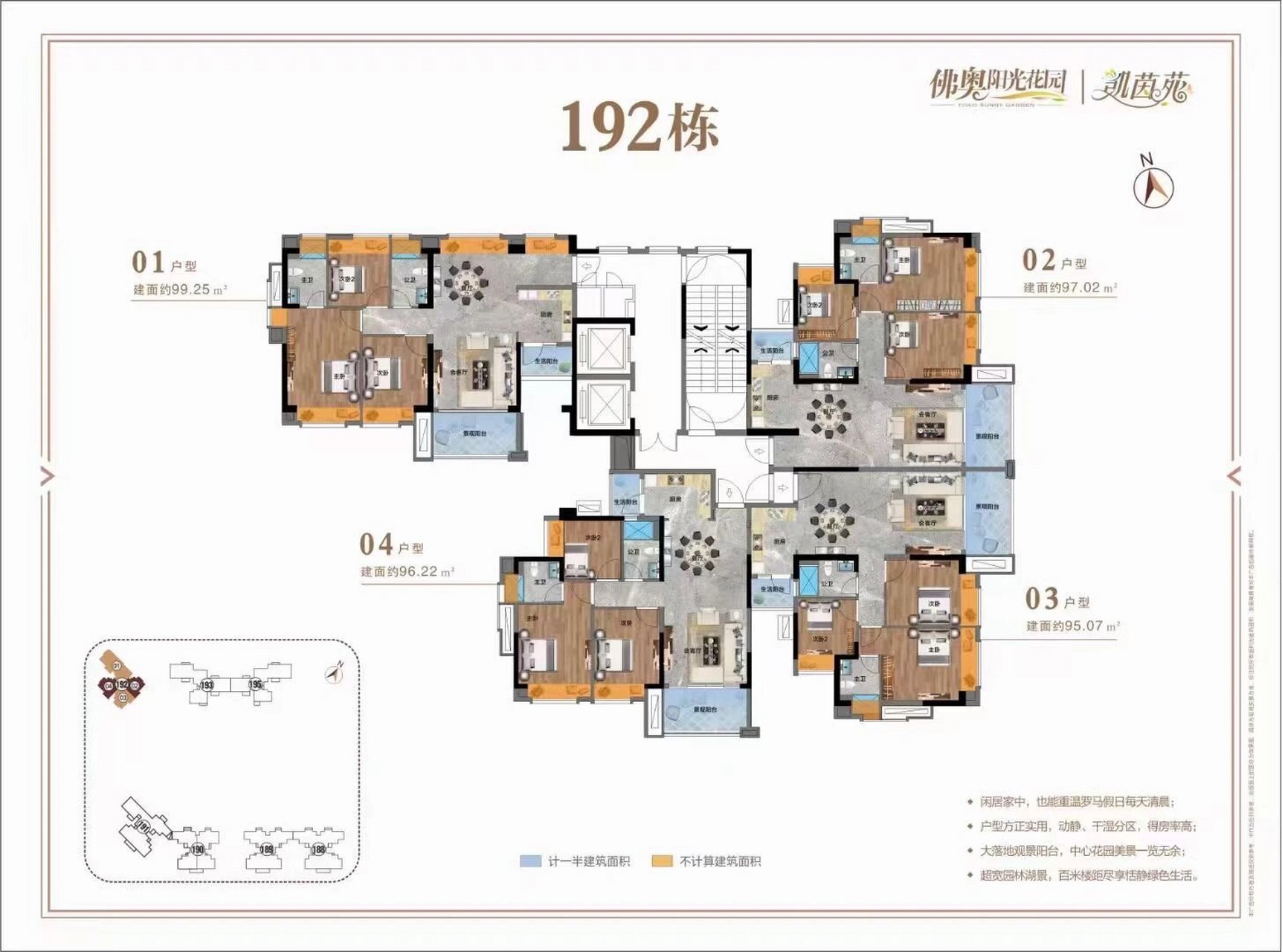 中山佛奥阳光花园 户型图在蕞后一张 佛奥蕞后一栋新房,错过只能看