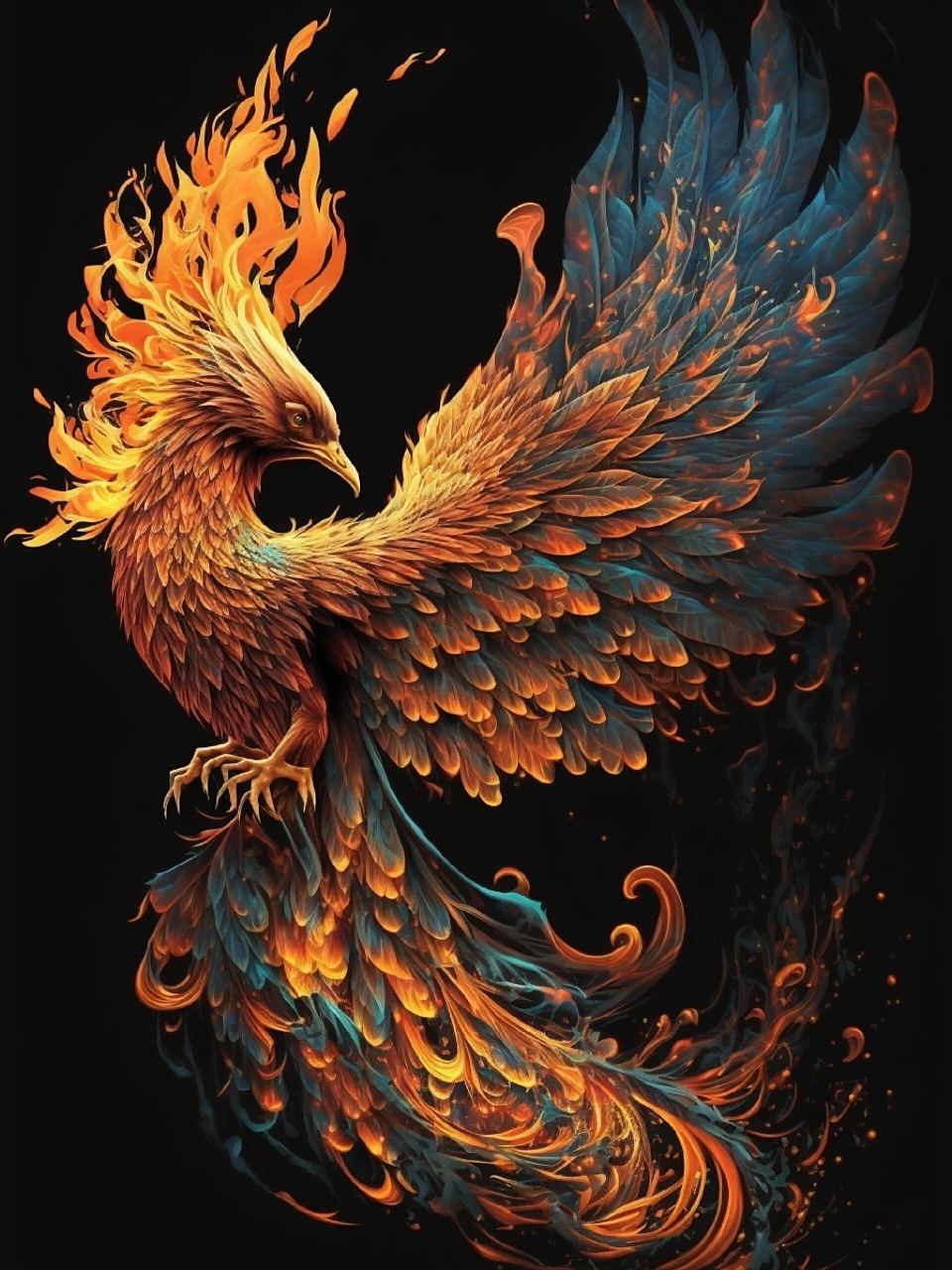 凤凰涅槃,浴火重生!