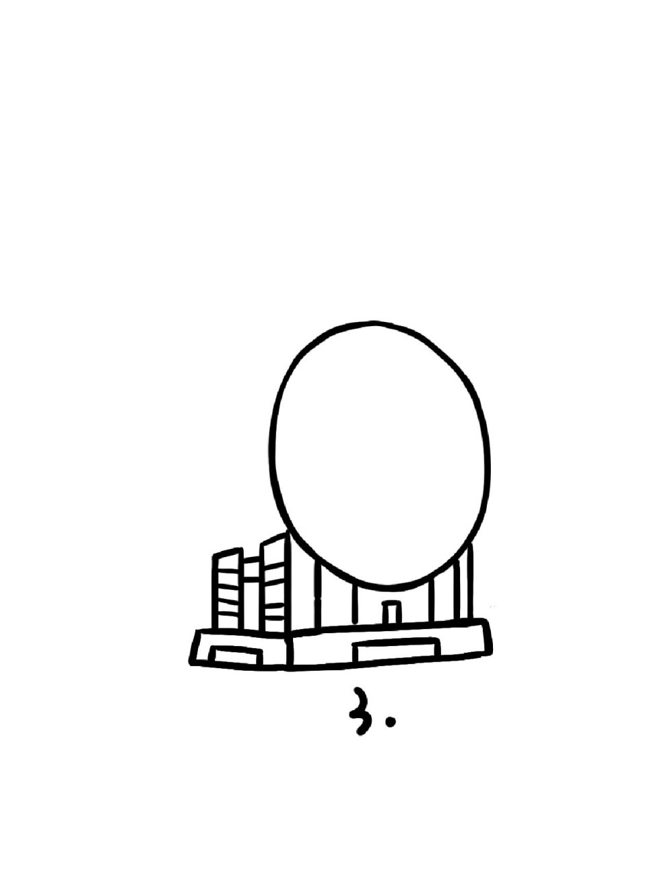 如何画沈阳方圆大厦|地标建筑简笔画教程45 地标建筑第45个-沈阳方圆