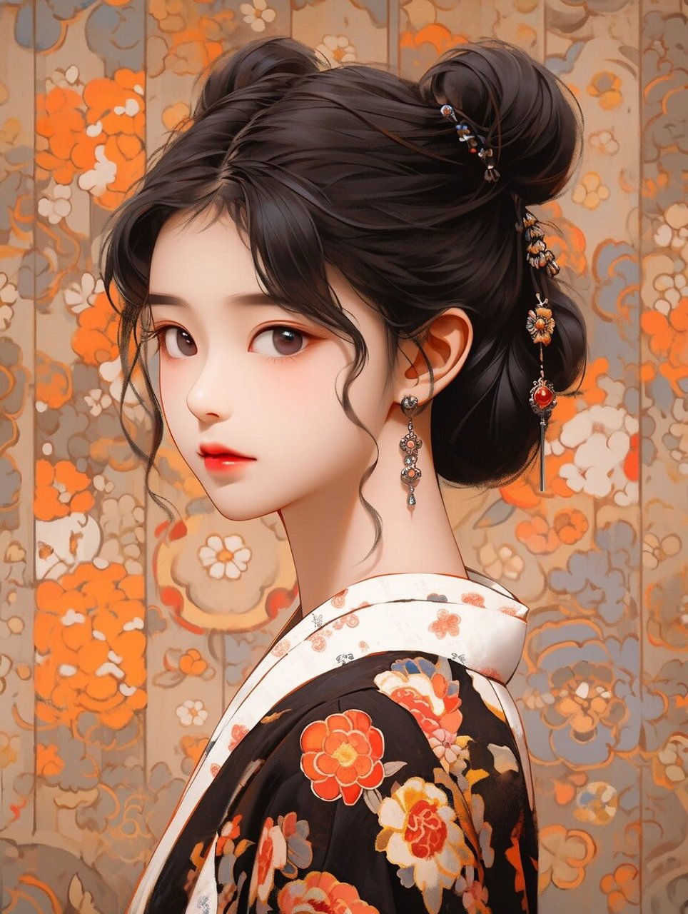 梦回唐朝录| 教你免费生成属于你的国风头像 红颜盈