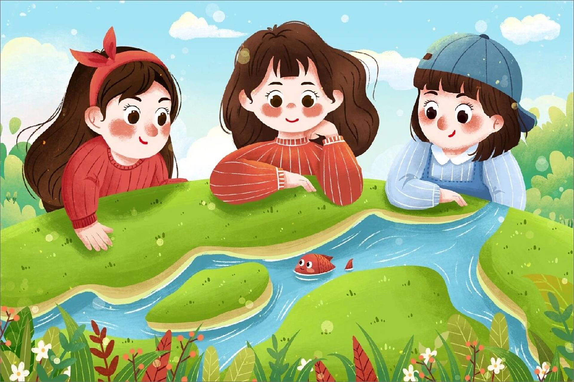 分类做得好,垃圾也能变成宝  | 环保插画 鸟儿渴望洁净的天空, 人类