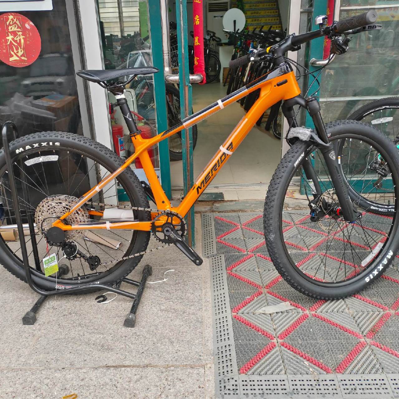 美利达大七8800碳纤维车架xt套件16800