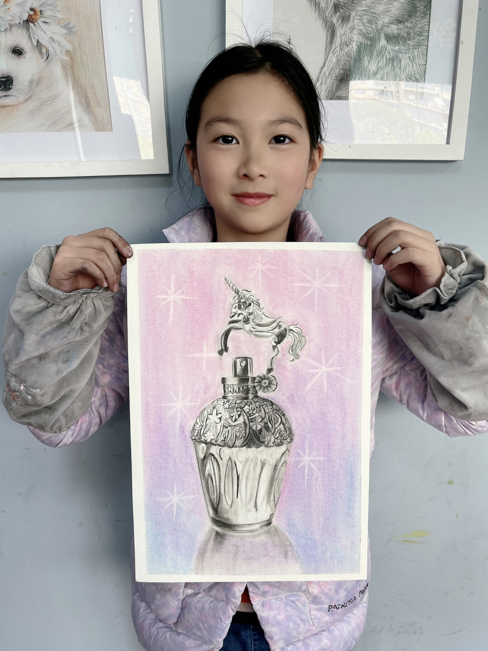 香水写生素描